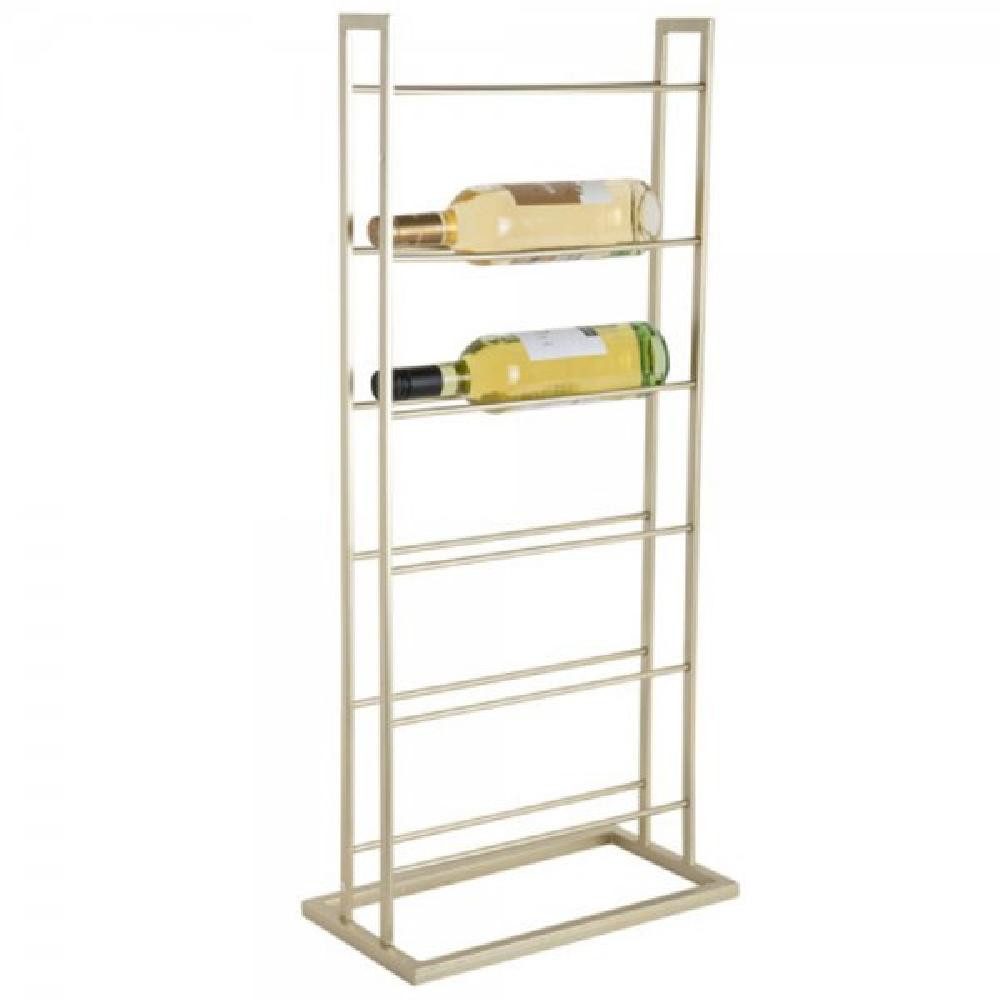 Present Time Weinregal Weinregal Single Floor Wine Rack Gold