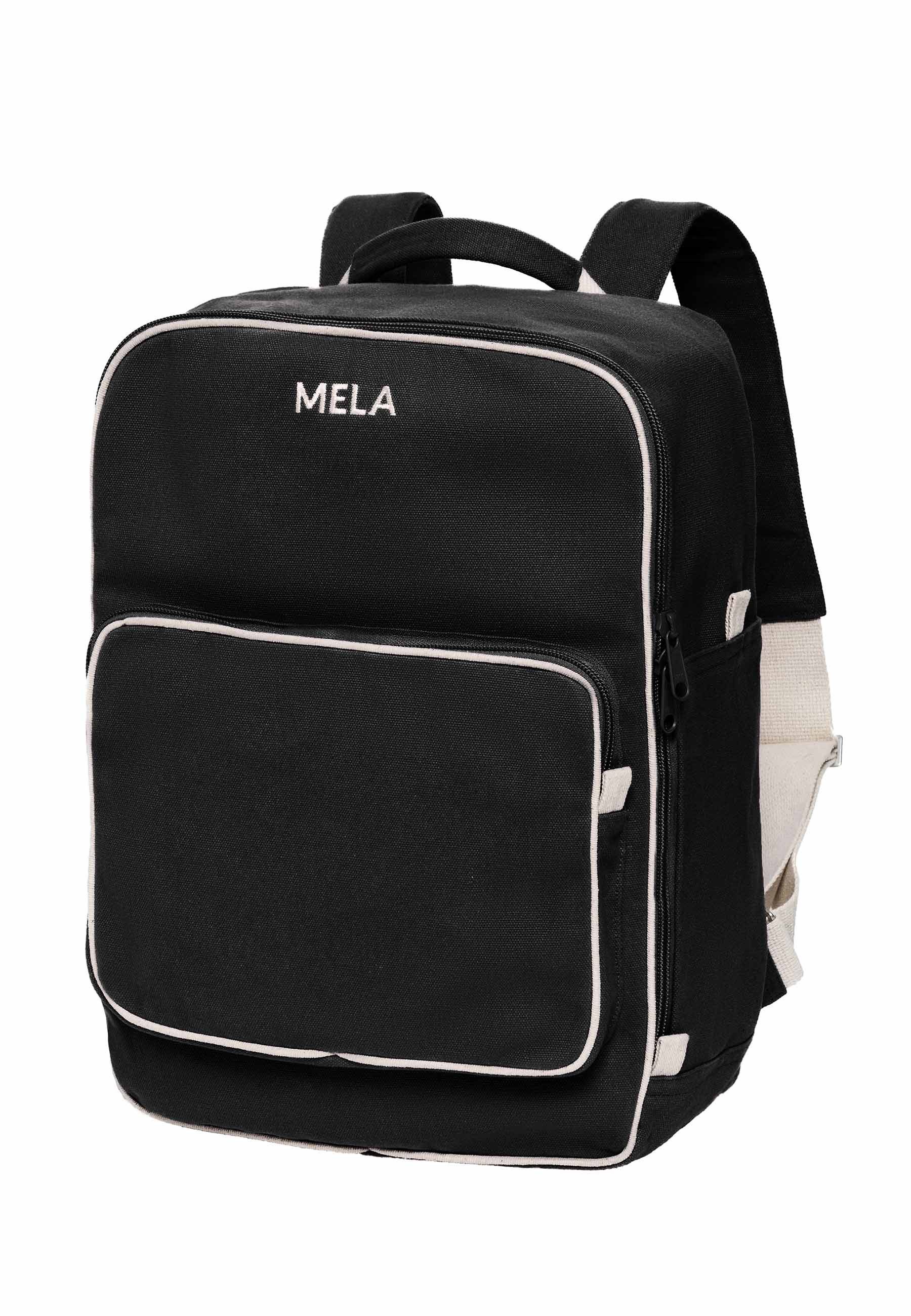 MELA Rucksack Rucksack Style MELA II, Reißverschluss bis zum Boden (Vorderseite lässt sich komplett öffnen)
