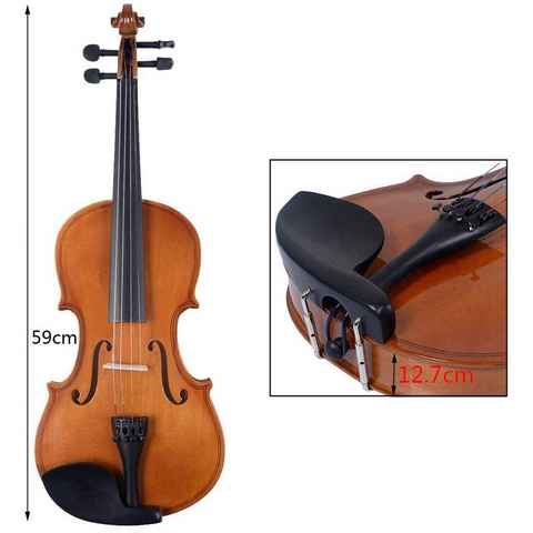 COSTWAY Violine Violine Geigenkoffer 81 x 25 x 13 cm