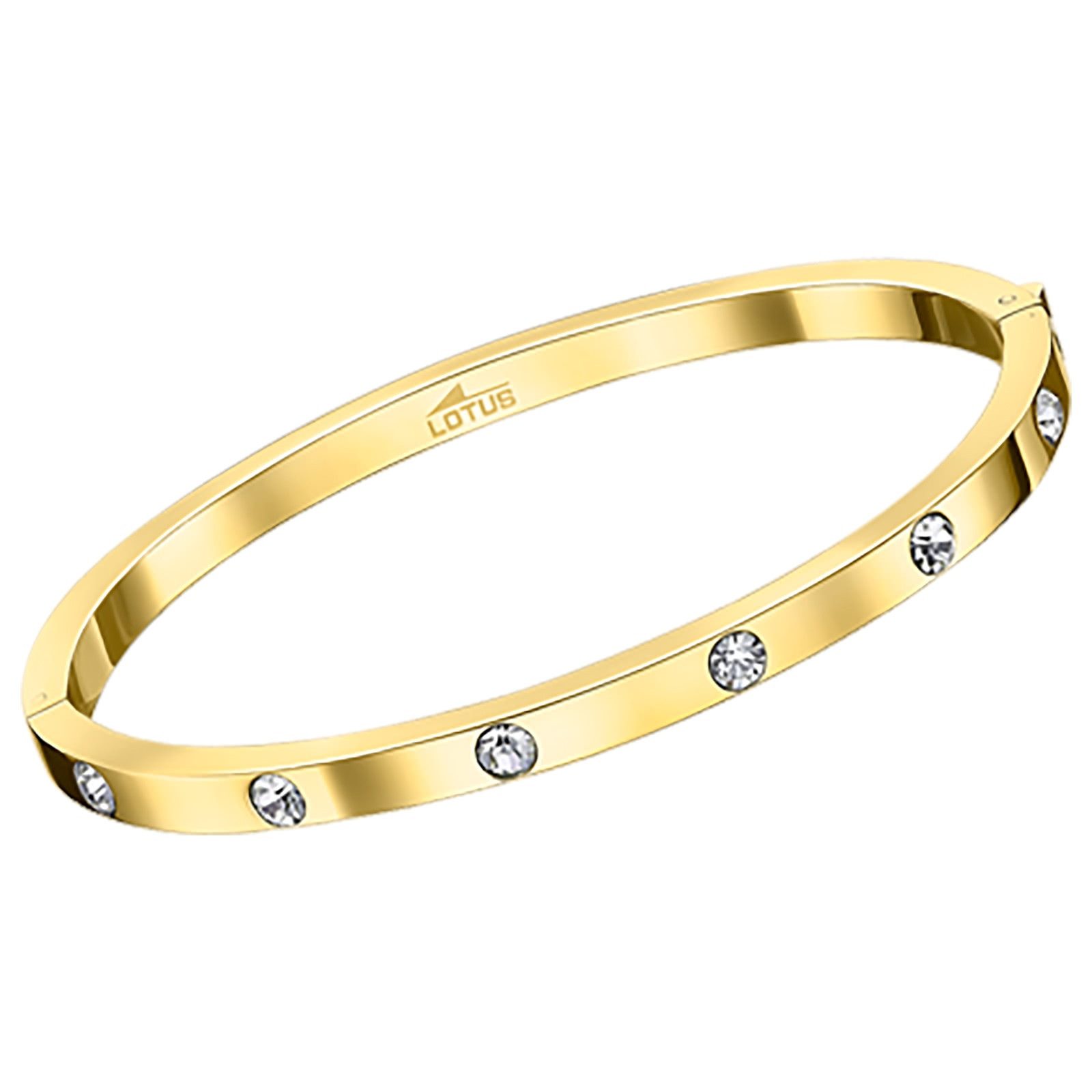 Lotus Style Armreif Lotus Style Armband Armreif gold, für Damen aus Edelstahl (Stainless Steel)