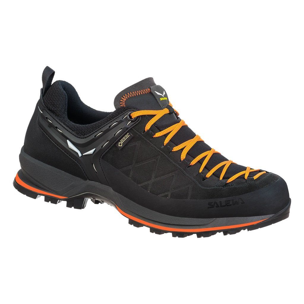 Salewa MTN Trainer 2 GTX (Zustieg, wasserdicht) schwarz/orange Herren Wanderschuh