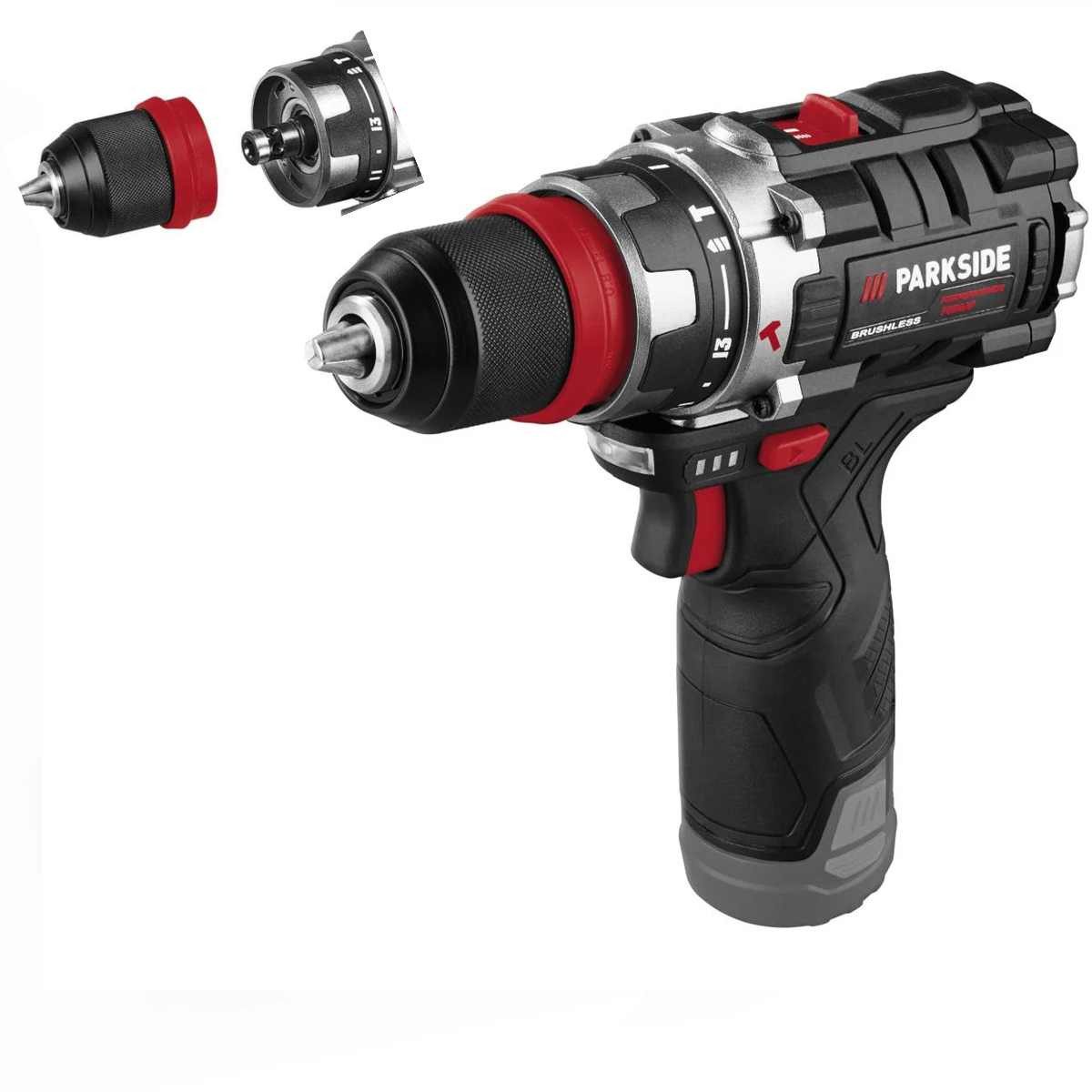 PARKSIDE PERFORMANCE® Akku-Drehschlagschrauber 12V Bohrschrauber PBSPA + Sc günstig online kaufen