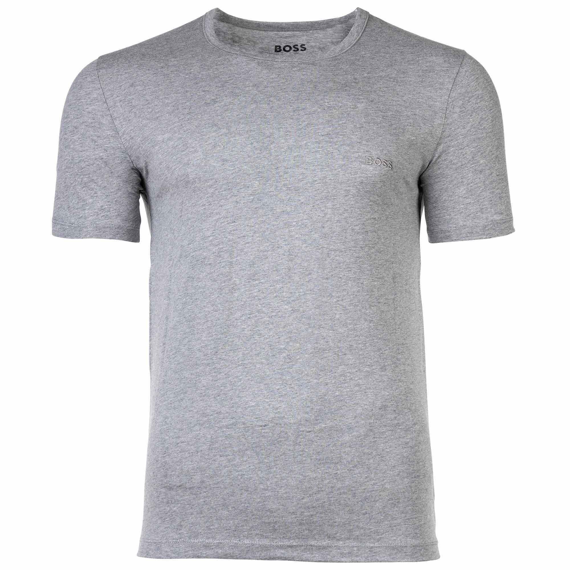 Rundhals Herren T-Shirt Classic, T-Shirt, Schwarz/Grau/Weiß RN BOSS - Pack 6er