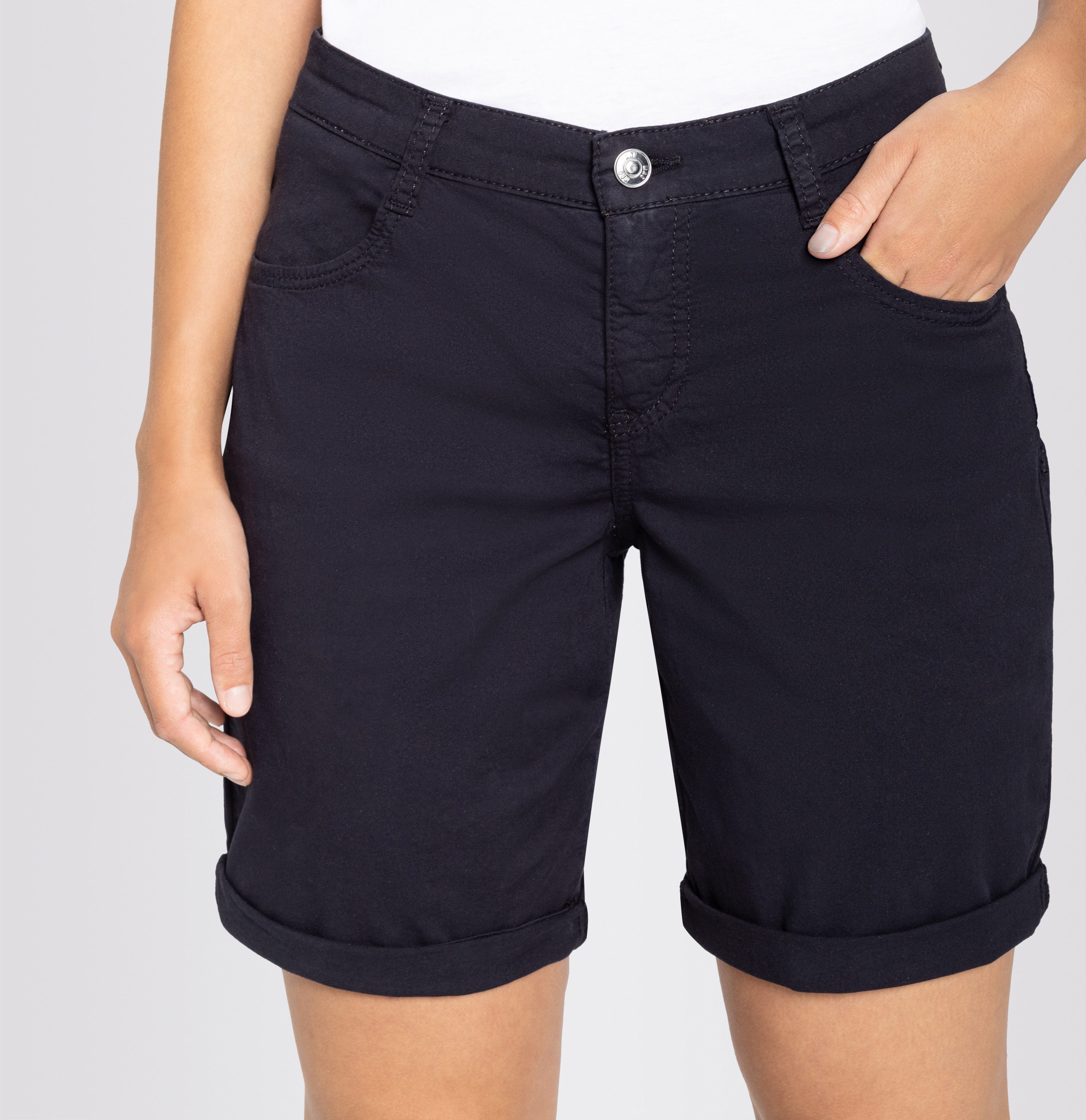 MAC Stretch-Jeans MAC SHORTY dark blue PPT 2387-00-0415 198R - SUMMER