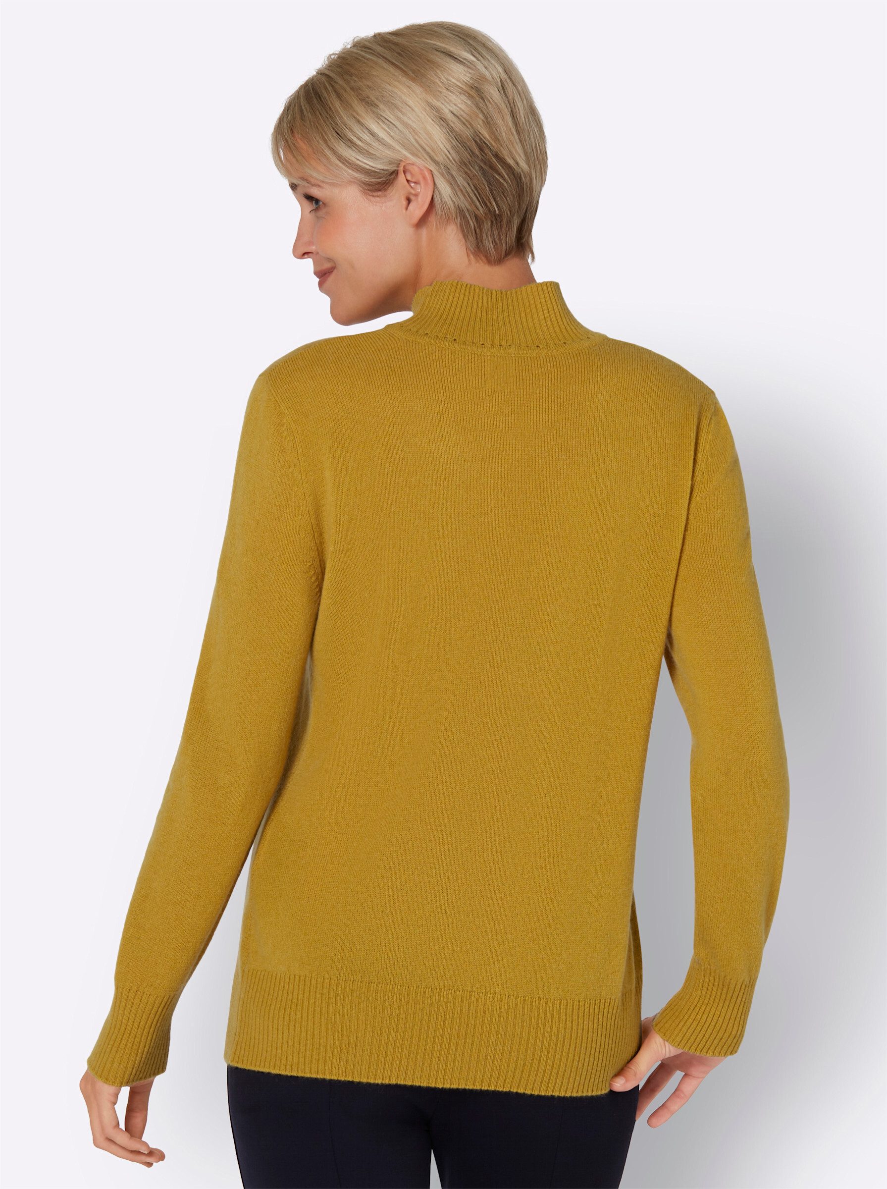 Strickpullover Stehkragenpullover