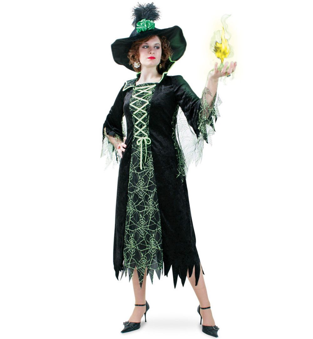 Fries Hexen-Kostüm Hexen Hexe Design Kostüm Kleid Grusella Karneval Fasching Halloween