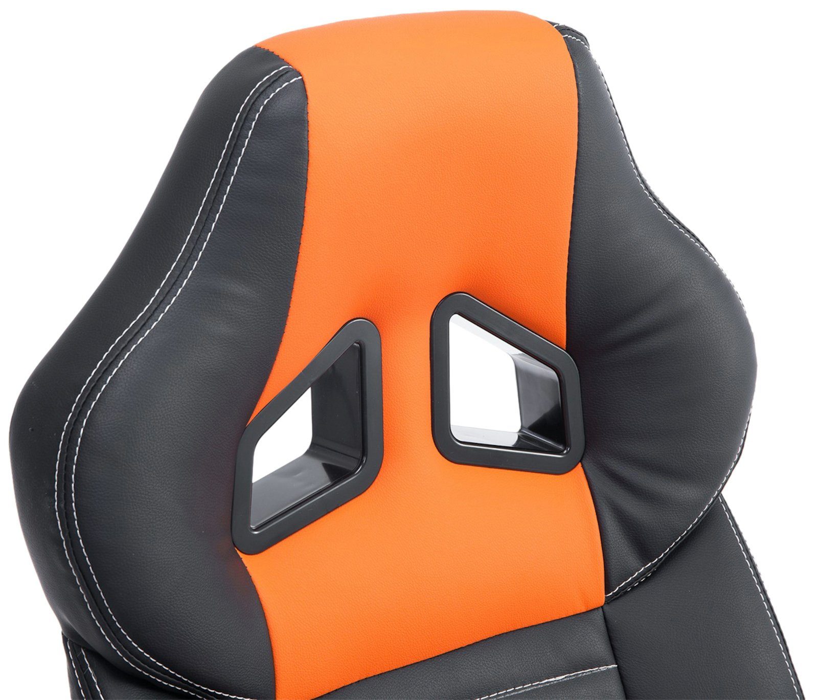 schwarz/orange drehbar Höhenverstellung Pedro, Gaming Chair CLP mit
