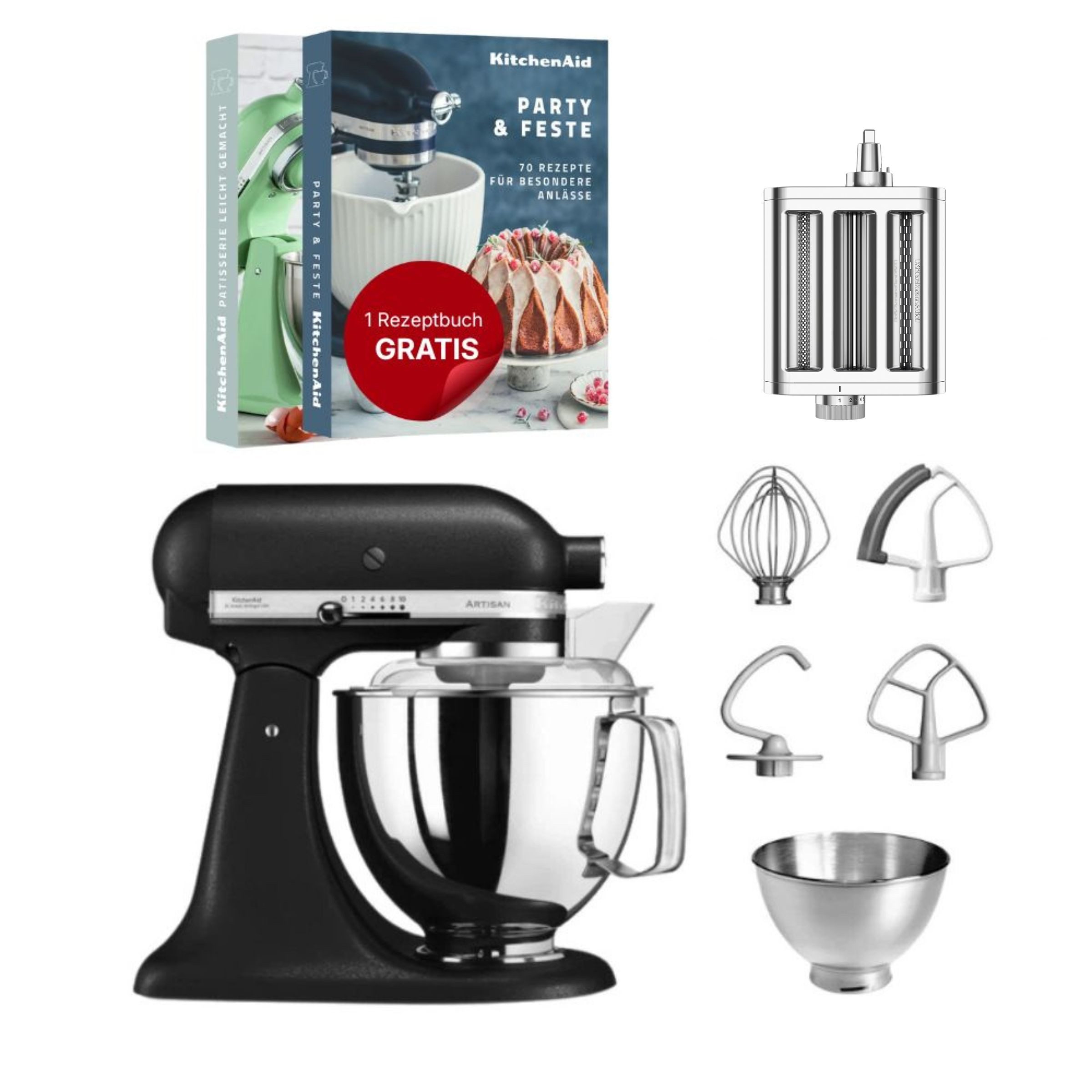 KitchenAid Küchenmaschine KitchenAid 4,8 L 5KSM175 Artisan Küchenmaschine Pastalover