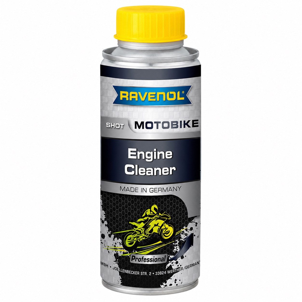 Ravenol Motorrad-Additiv Motobike Engine Cleaner Shot 100 ml Motorspülung Motorreiniger, 0,1 l, Motorrad Motorspülung 100 ml – reinigt Ölkreislauf & Motor