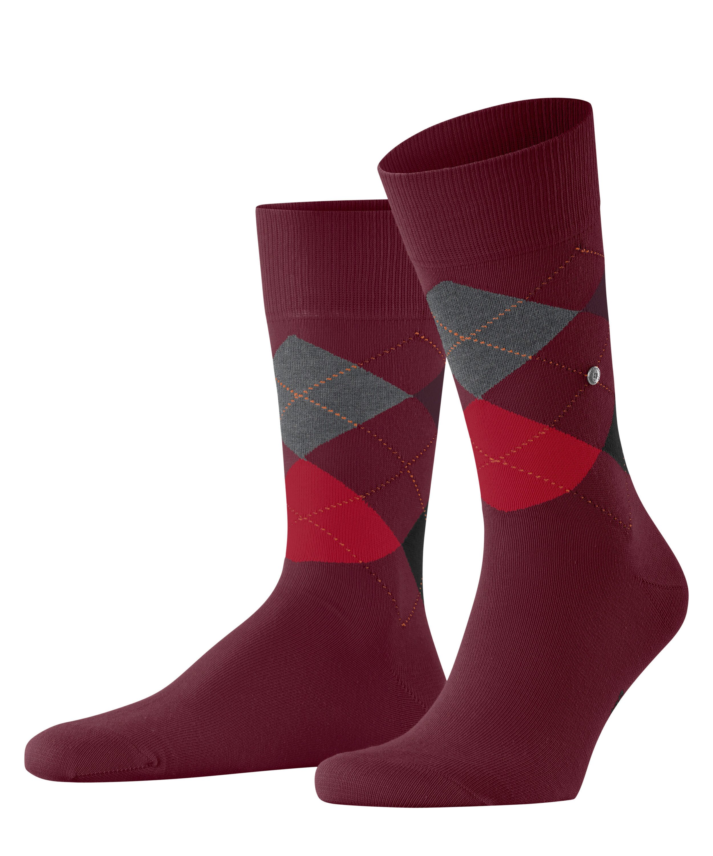 Socken King Socken mit vierfarbigem Argyle-Muster