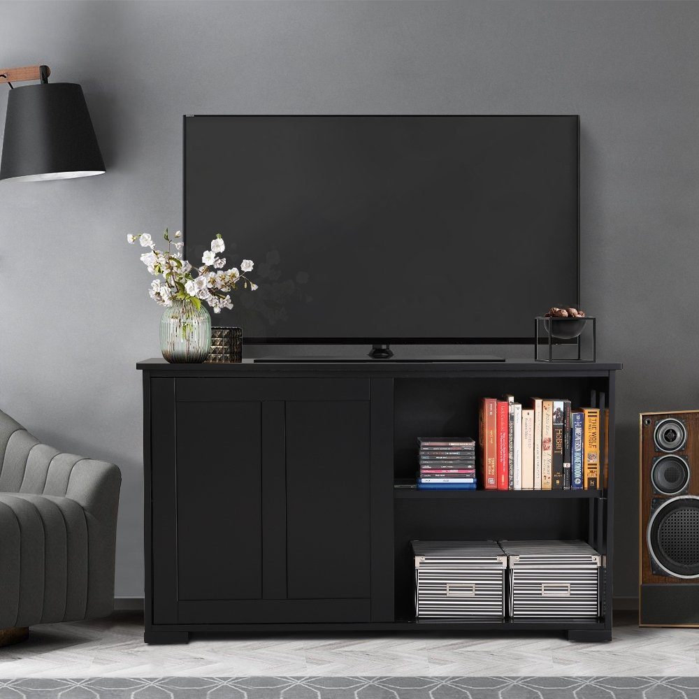 Yaheetech Kommode, Sideboard mit Stauraum und Schiebetüren
