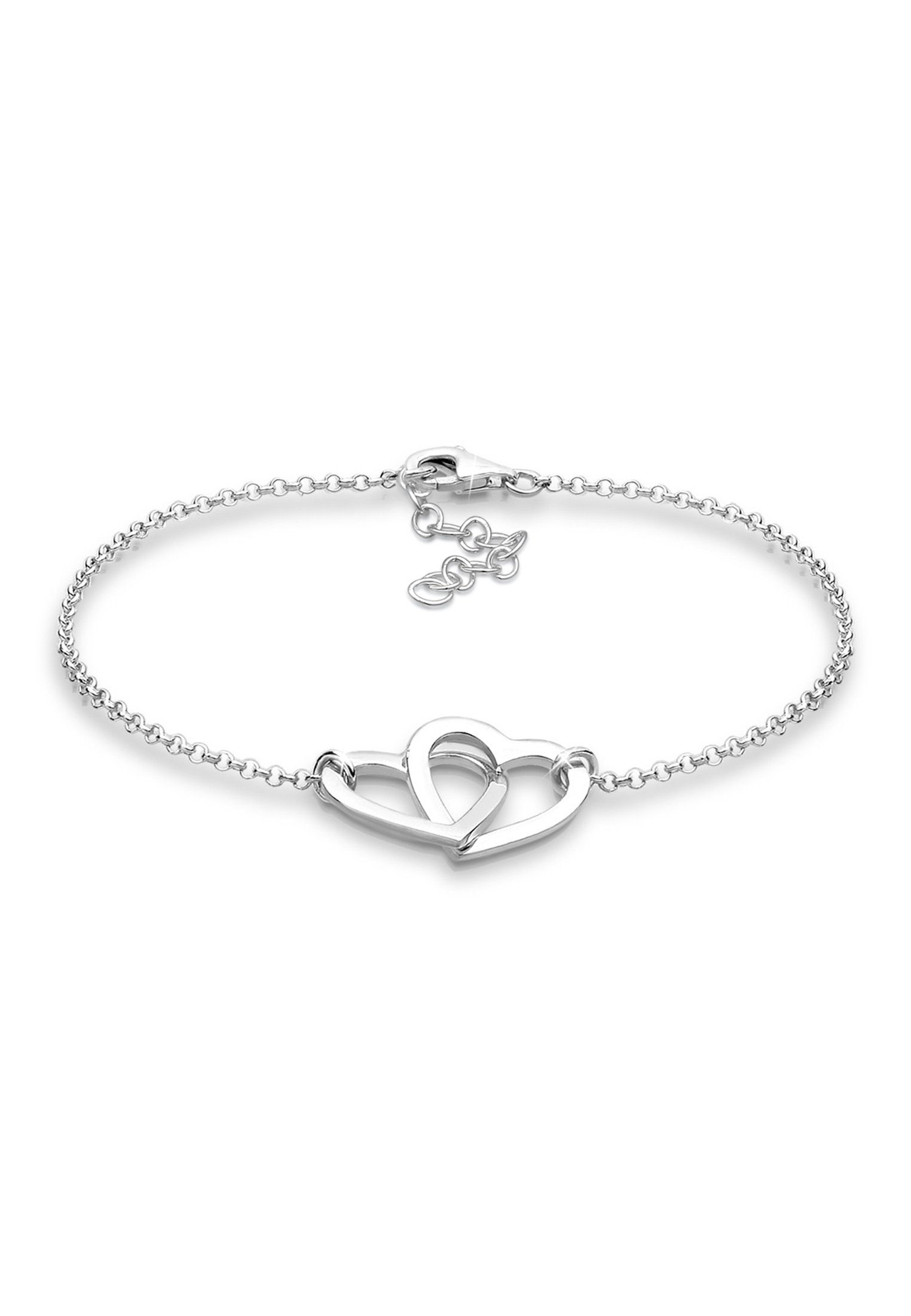 Elli Armband Herzen Symbol Klassisch Liebe 925 Silber