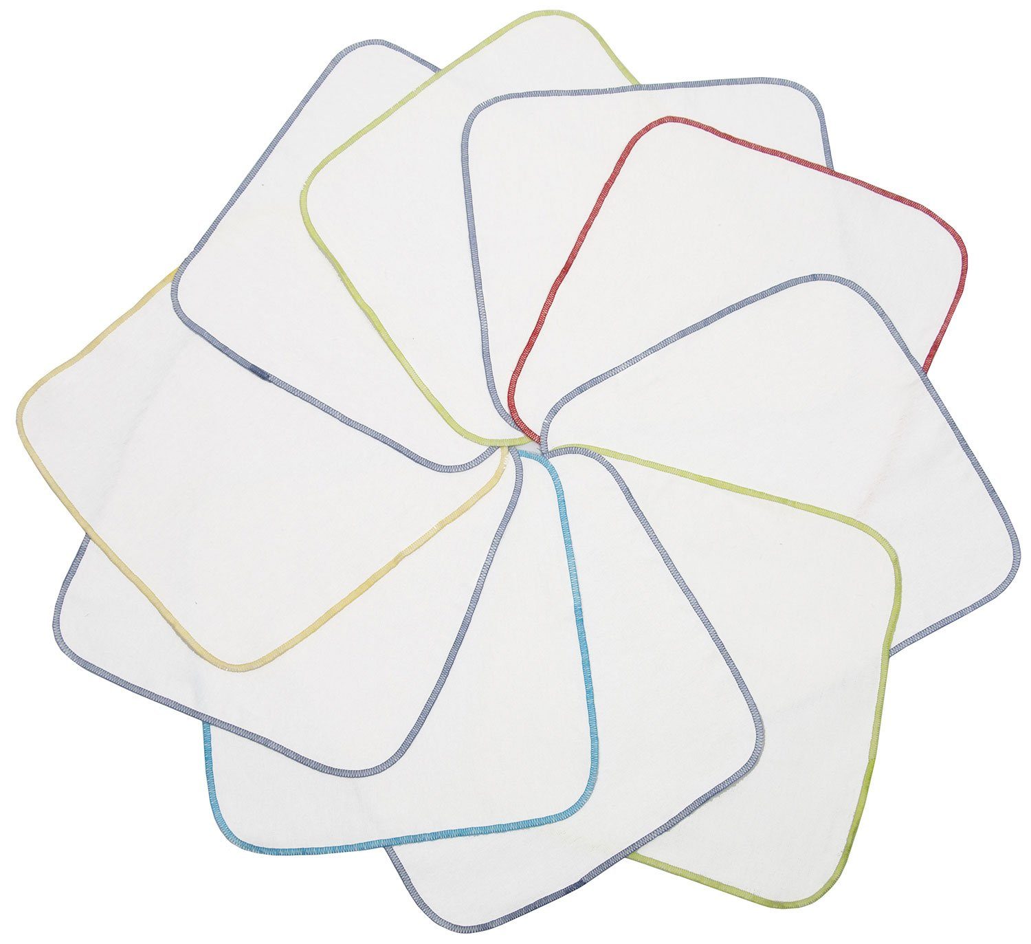 ZOLLNER Waschlappen, (10-St), 25 x 25 cm, 100% Baumwolle