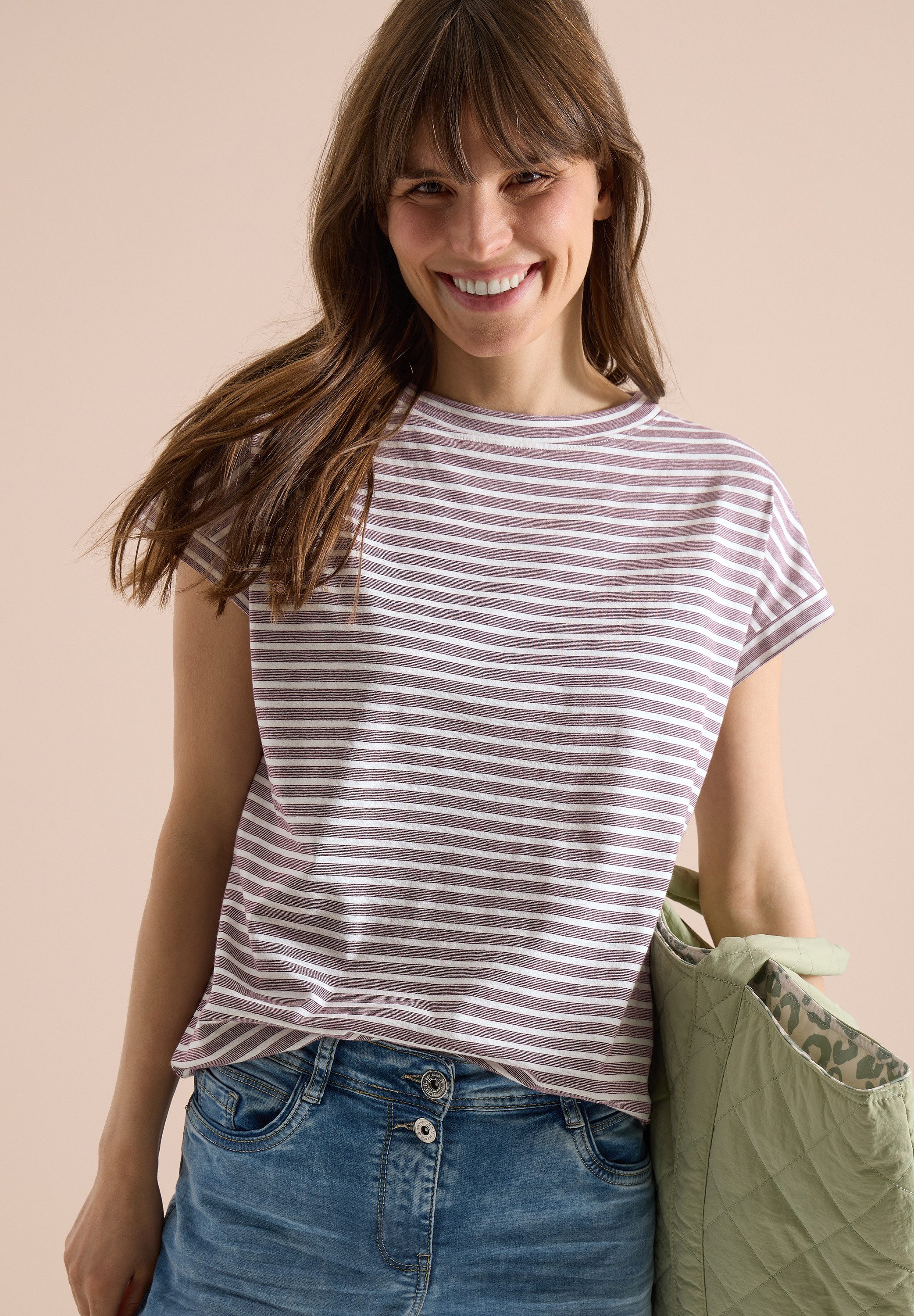 CECIL T-Shirt aus reiner Baumwolle