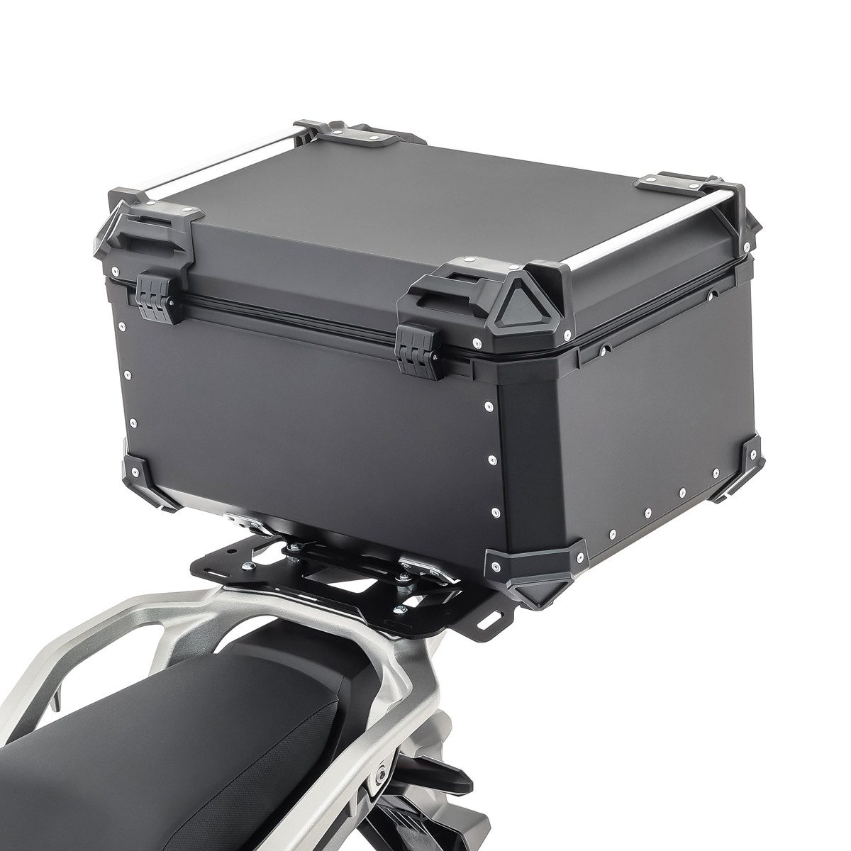 Bagtecs Topcase Set Alu Topcase + Gepäckbrücke für Honda Transalp XL 750 23-26 XB65