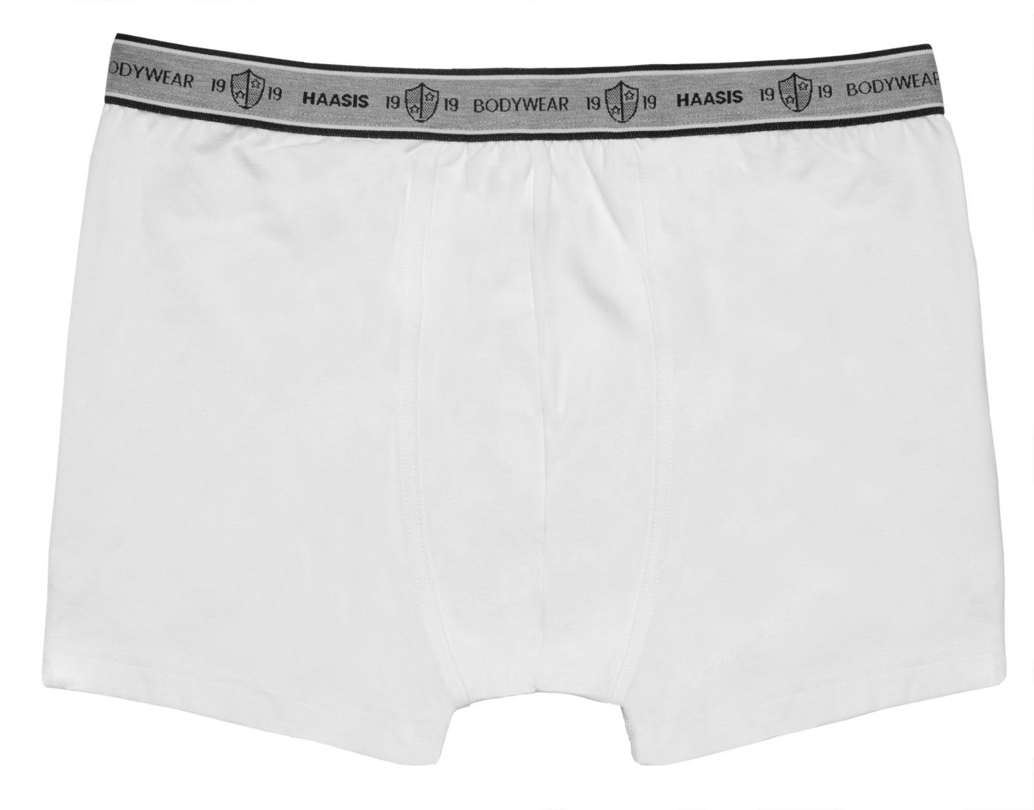 HAASIS Bodywear 1919 Retro Pants 3er Herren Passform, 77350413-weiß Optimale strapazierfähig Pack) (Packung, 3-St., formbeständig, Pants pflegeleicht