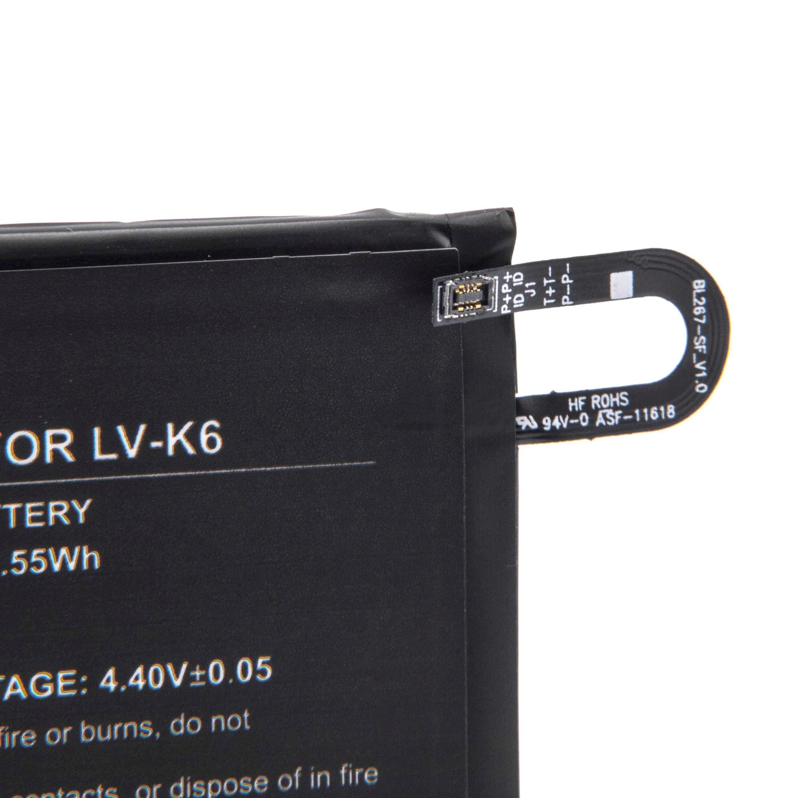 (3,85 mAh vhbw Lenovo Li-Polymer K6 Smartphone-Akku kompatibel mit V) 3000 Vibe