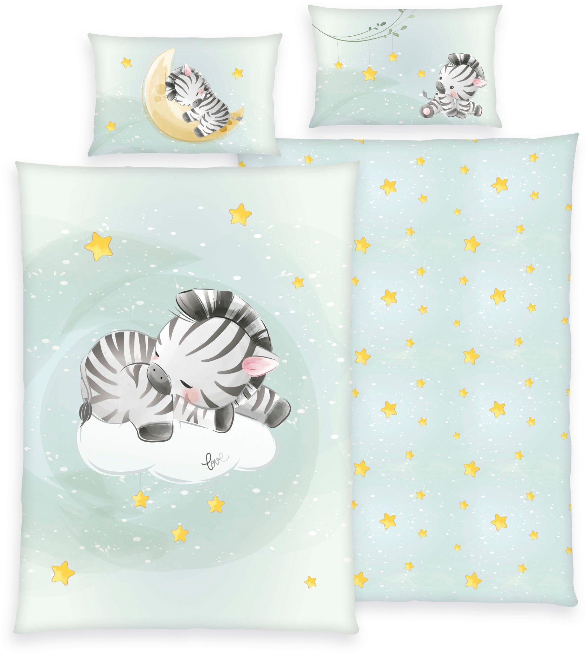 Baby Best Babybettwäsche babybest Zebra, Renforcé, günstig online kaufen