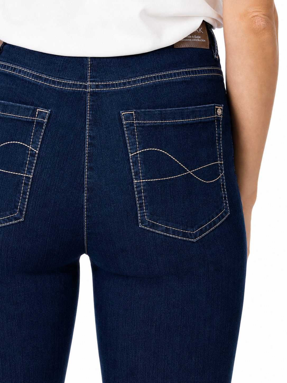 STARK DIE HOSE Stretch-Jeans CORA-Damen Jeans mit Dehnbund,5-Pocket,schlanker Oberschenkel Eine gelungene Weiterentwicklung des beliebten ZERRES-Vorgängers – Bild 5 von 5