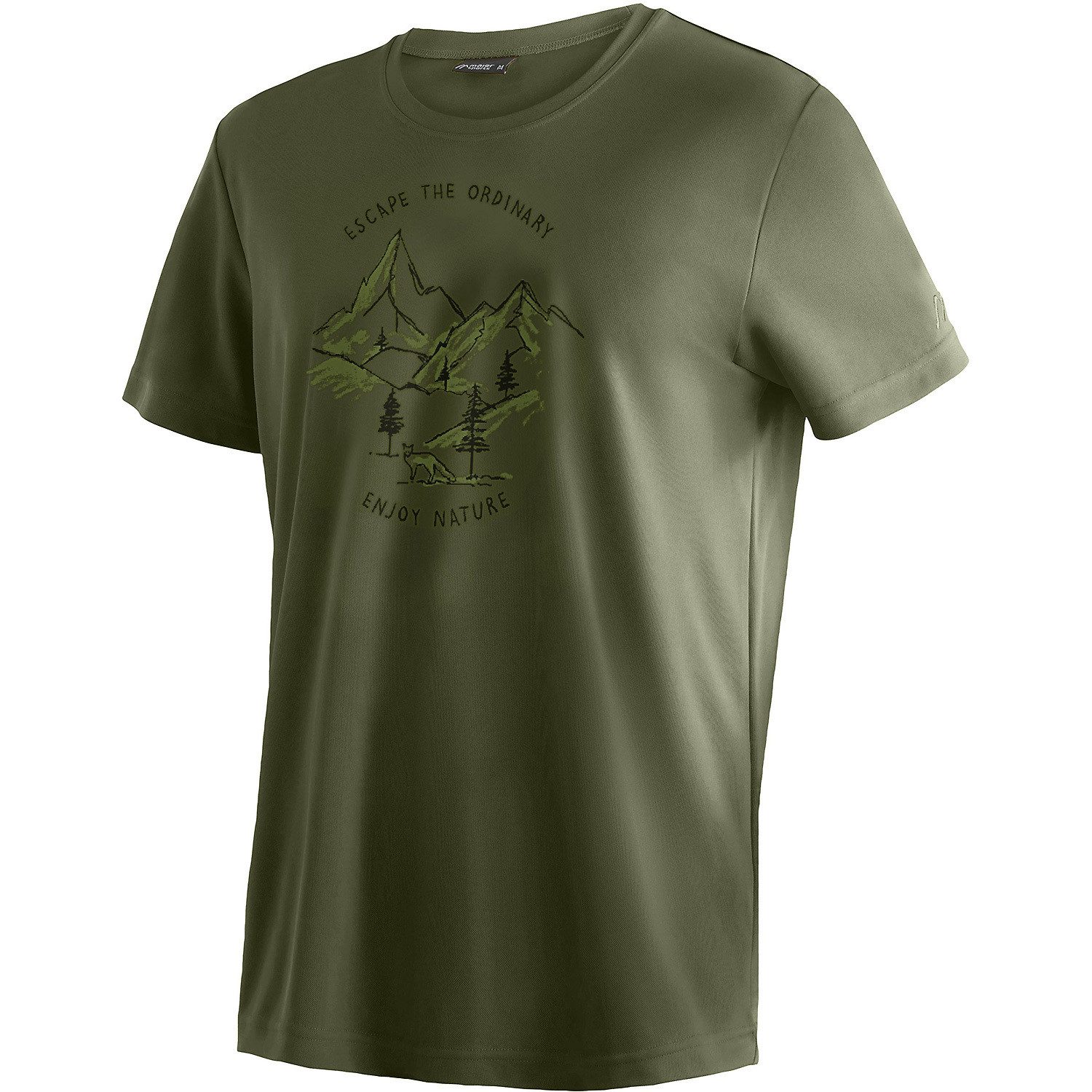 Maier Sports T-Shirt Shirt Dieter Print günstig online kaufen
