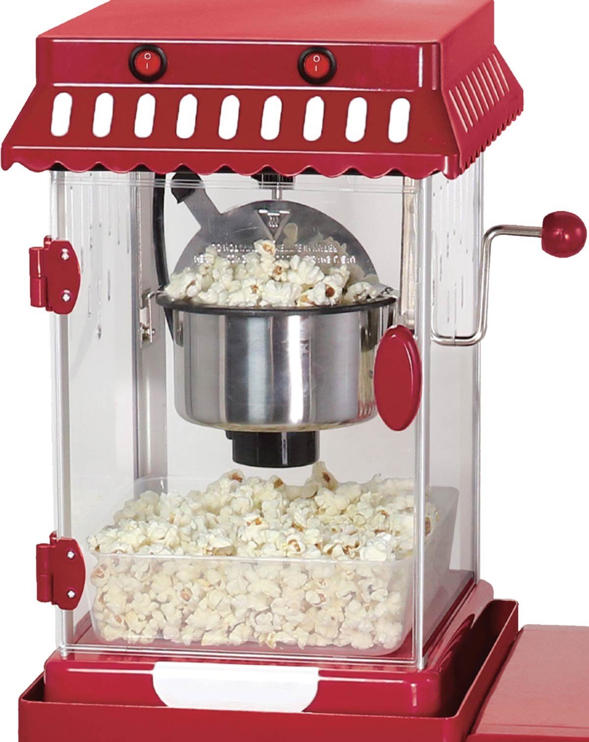 EPIQ Popcornmaschine 80001270 XXL Retro Popcorn-Maker, Popcorn-Maschine-Wagen