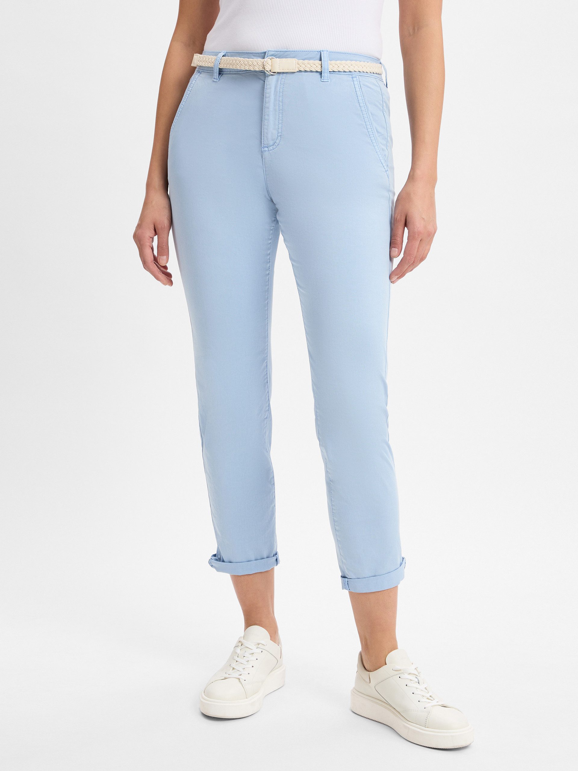 s.Oliver Stoffhose Chino mit geflochtenem Gürtel günstig online kaufen