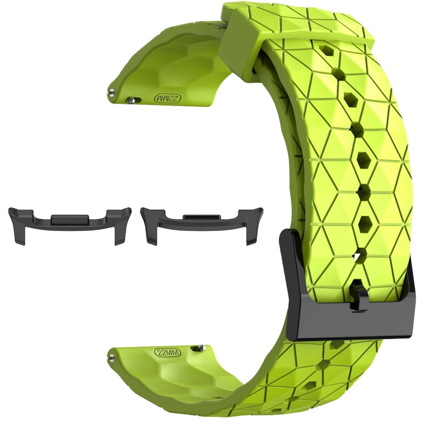 Wigento Smartwatch-Armband Für Samsung Galaxy Watch 8 / 8 Classic / Ultra 2 Silikon Band H- Grün
