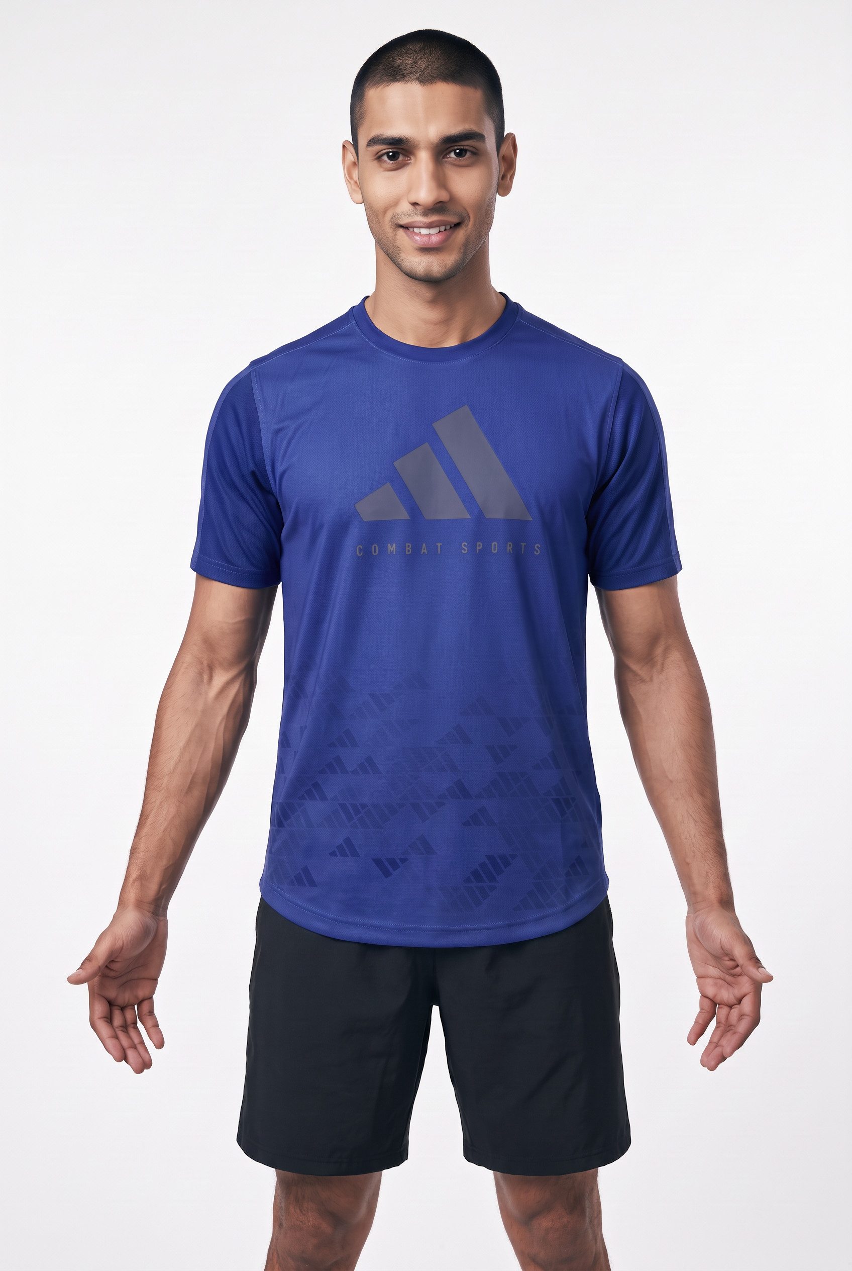 adidas Performance Trainingsshirt adidas Tech Line Men´s T-Shirt COMBAT SPORTS mit Rundhalsausschnitt, kurze Ärmel, atmungsaktiv, leichtes Gewicht