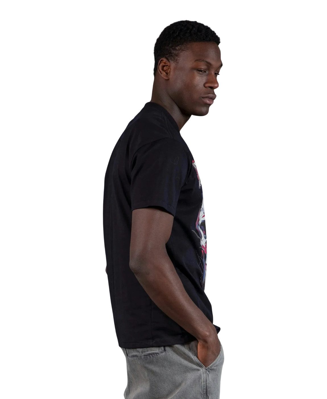 Religion T-Shirt RELIGION Clothing Herren T-Shirt GEOMETRIC SKULL-Schwarz-M