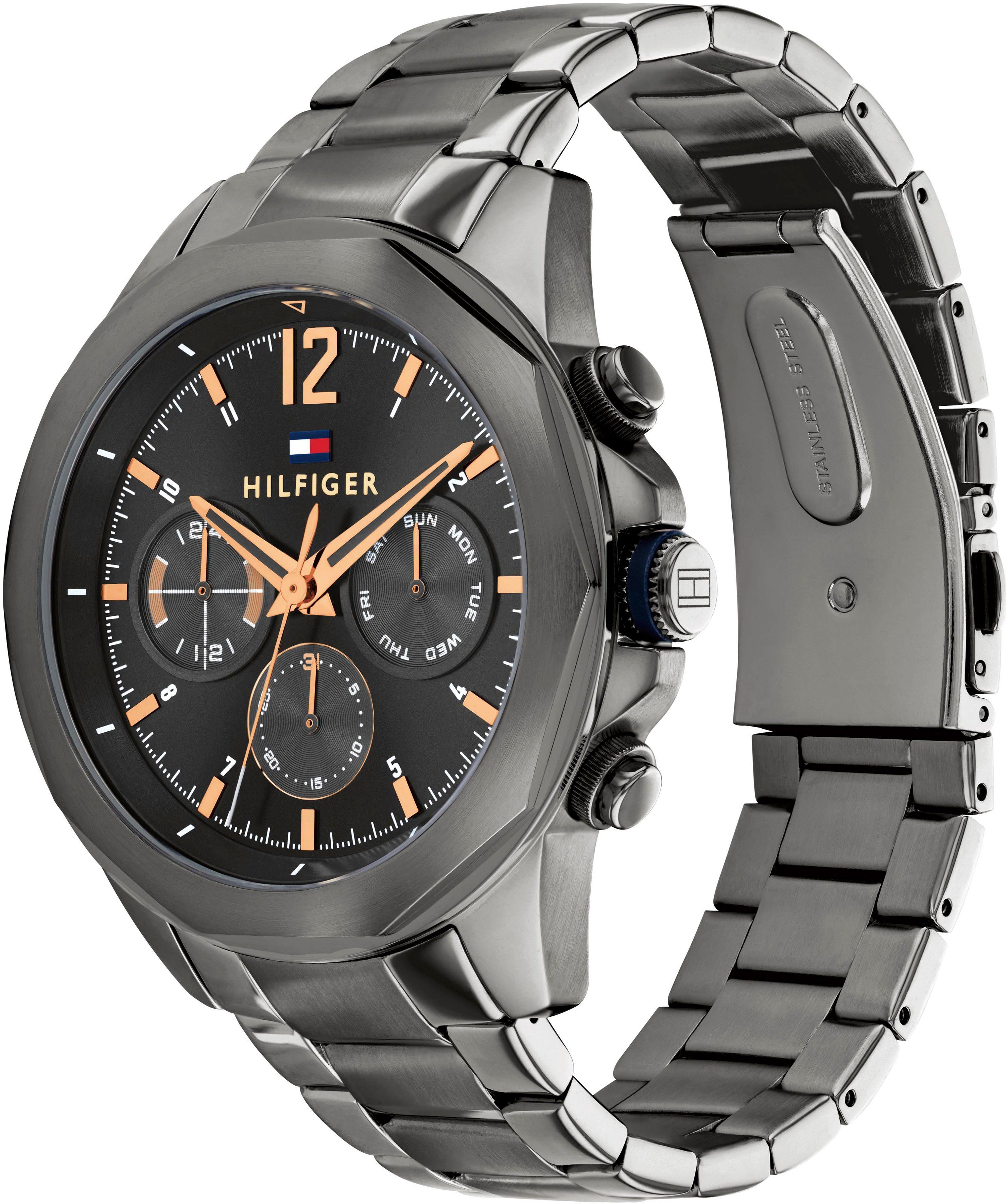 Tommy Hilfiger Multifunktionsuhr SPORT 1792061, Quarzuhr, Armbanduhr, Herre günstig online kaufen