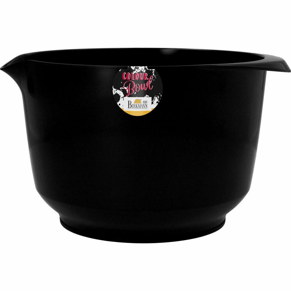 Birkmann Rührschüssel Colour Bowl Schwarz 4 Liter, Kunststoff