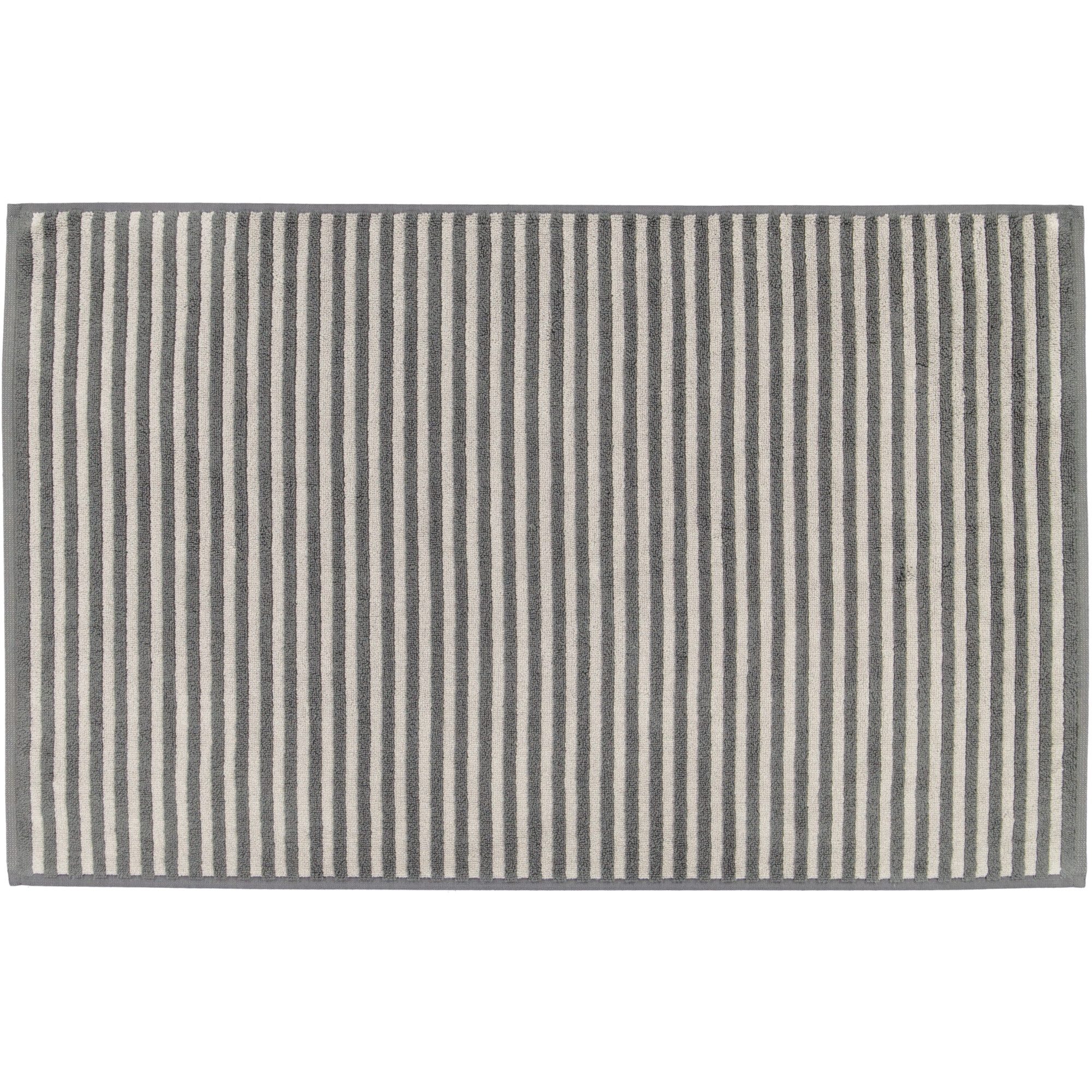 Cawö Duschmatte Two-Tone Stripes 480, 100% Baumwolle