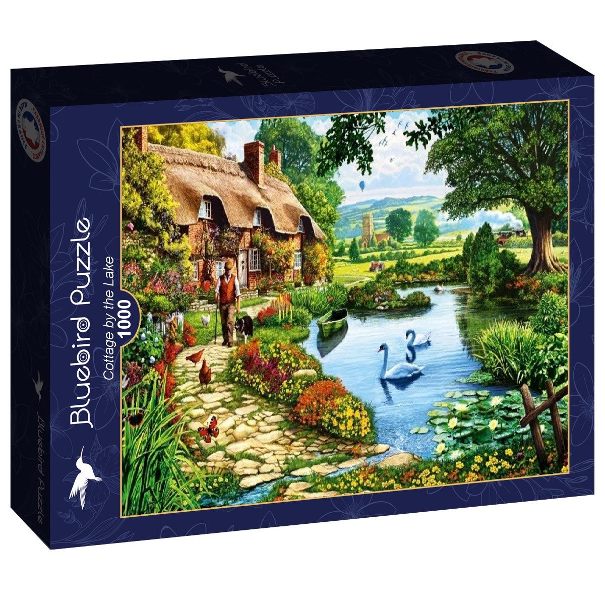 Bluebird Puzzle Puzzle Cottage by the Lake, Puzzleteile