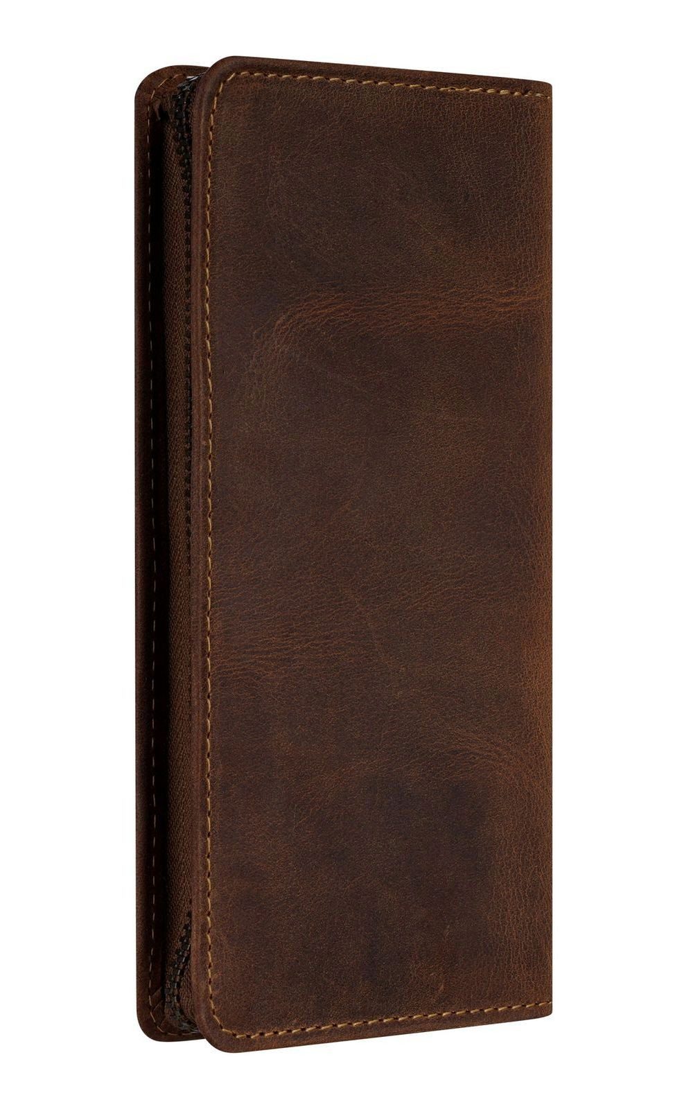 Greenburry Aufbewahrungstasche Pencil Case, aus echtem Rindsleder