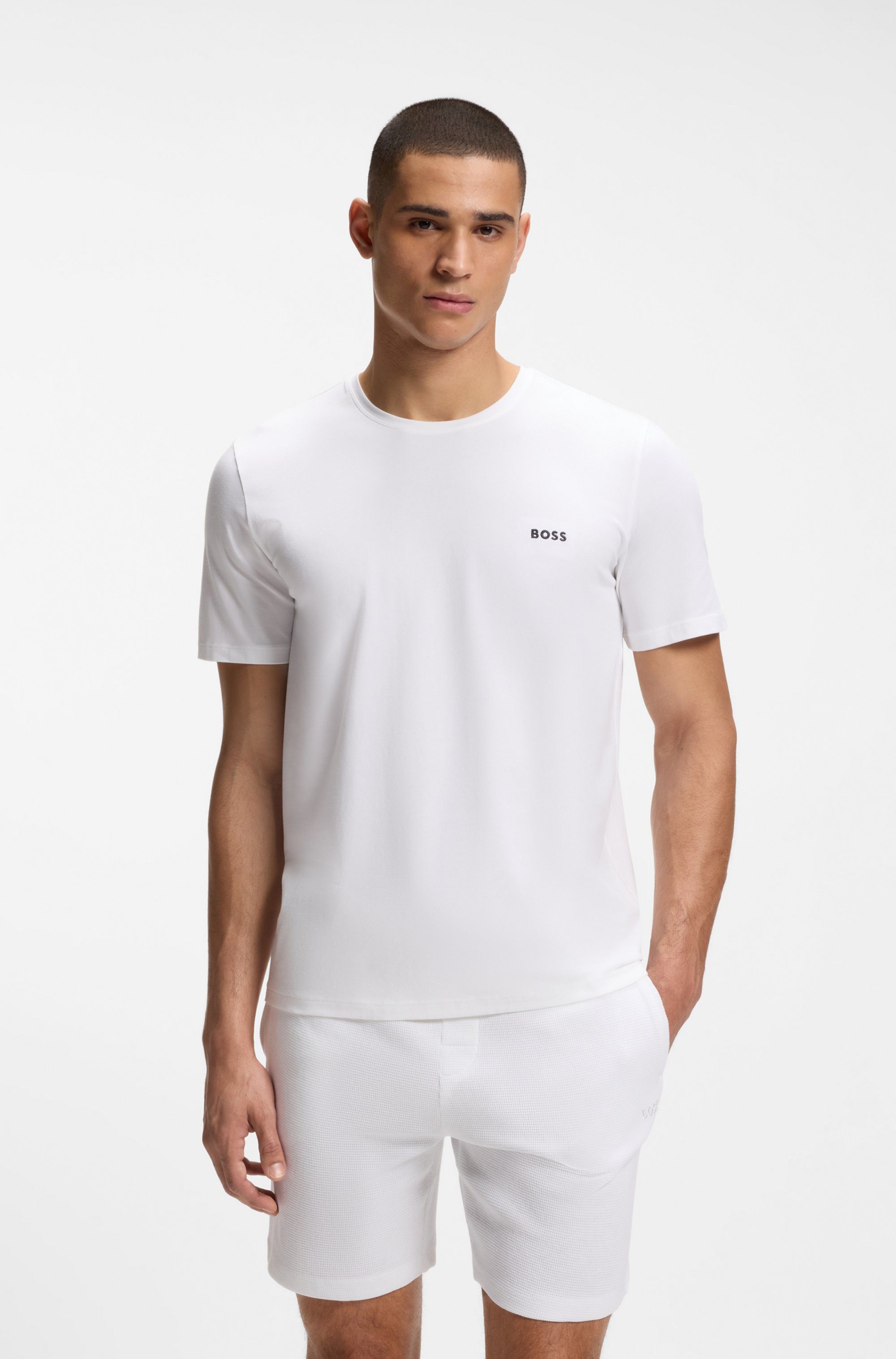 BOSS T-Shirt Mix&Match T-Shirt R mit Logostickerei günstig online kaufen