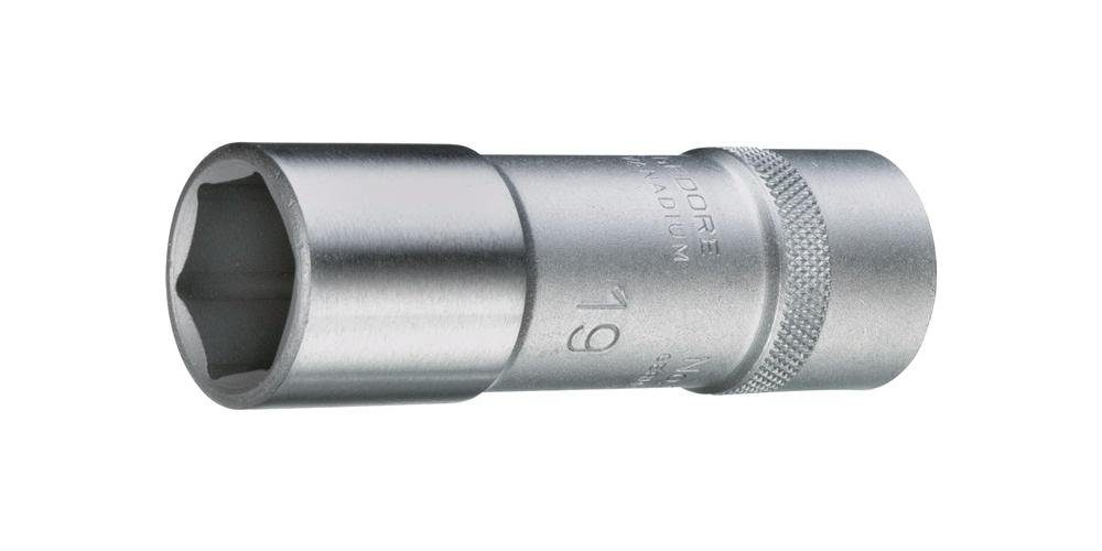 Gedore Steckschlüssel Steckschlüsseleinsatz 19 L 1/2 ″ 6-kant Schlüsselweite 12 mm Länge 77 mm