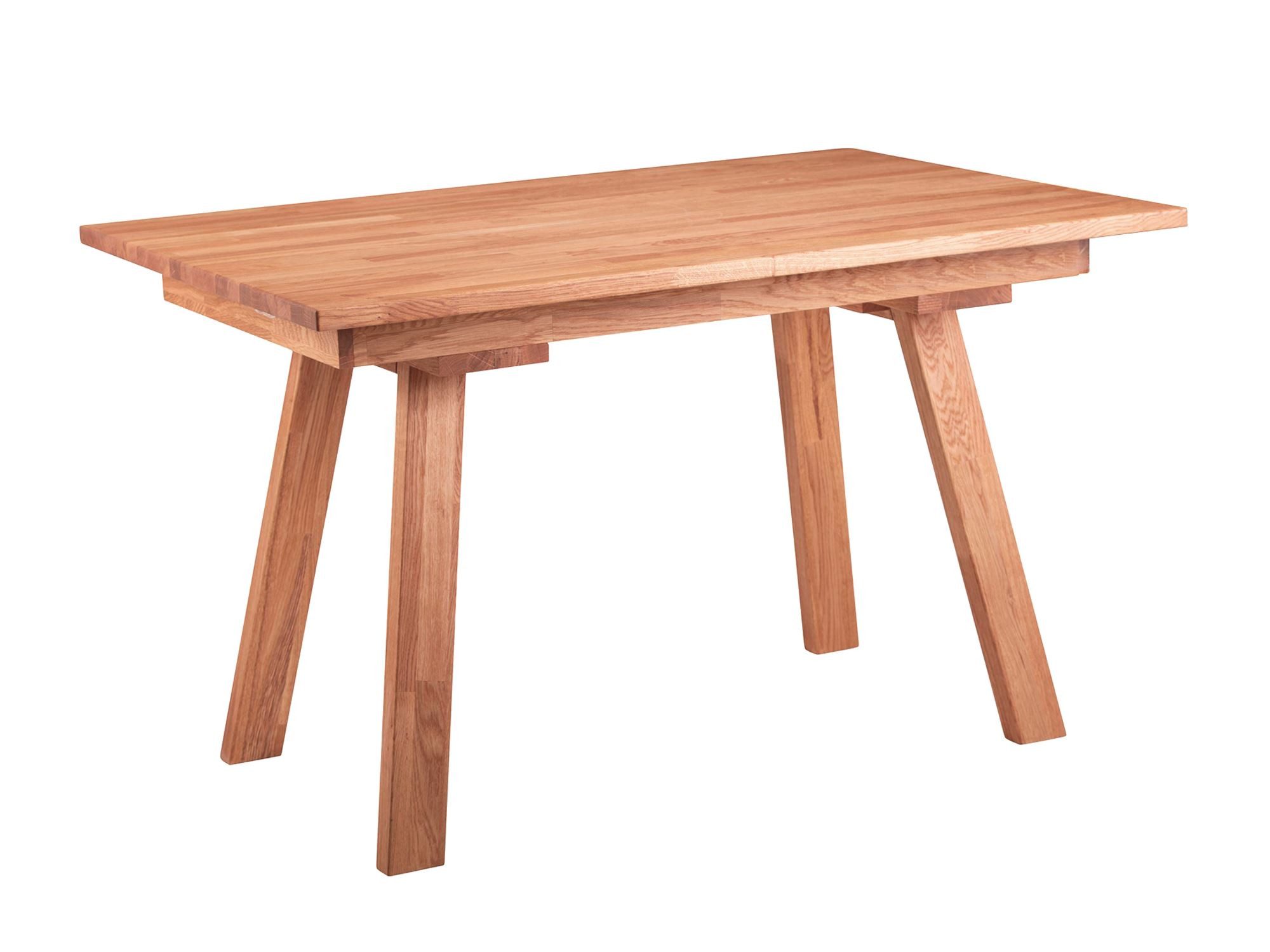 58 aufm Kessel Esstisch Esszimmertisch ausziehbar Danny 125x75x85 Massivholz Kernbuche (inkl. Versand, Lieferung bis Verwendungsstelle), Stabiler Stand dank Stollengestell und hochwertigen Materialien