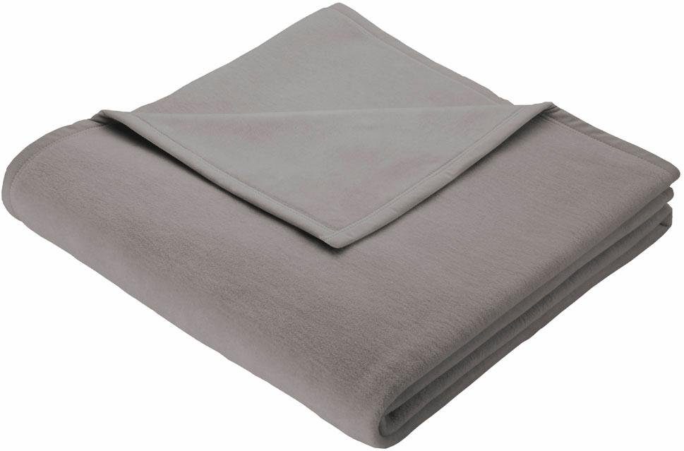 Uni Biederlack, Wohndecke Cotton im Design, Wohndecke Home, grau Kuscheldecke