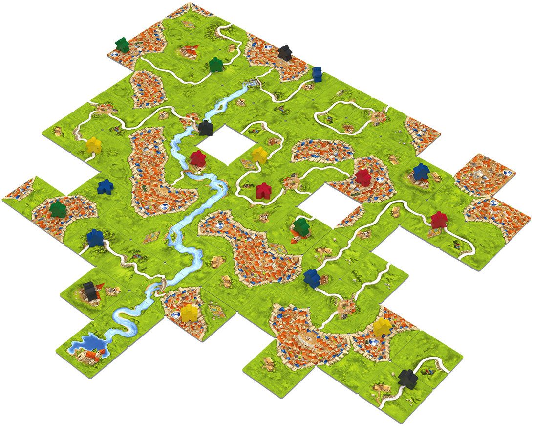 Asmodee Spiel Carcassonne V3.0, Familienspiel