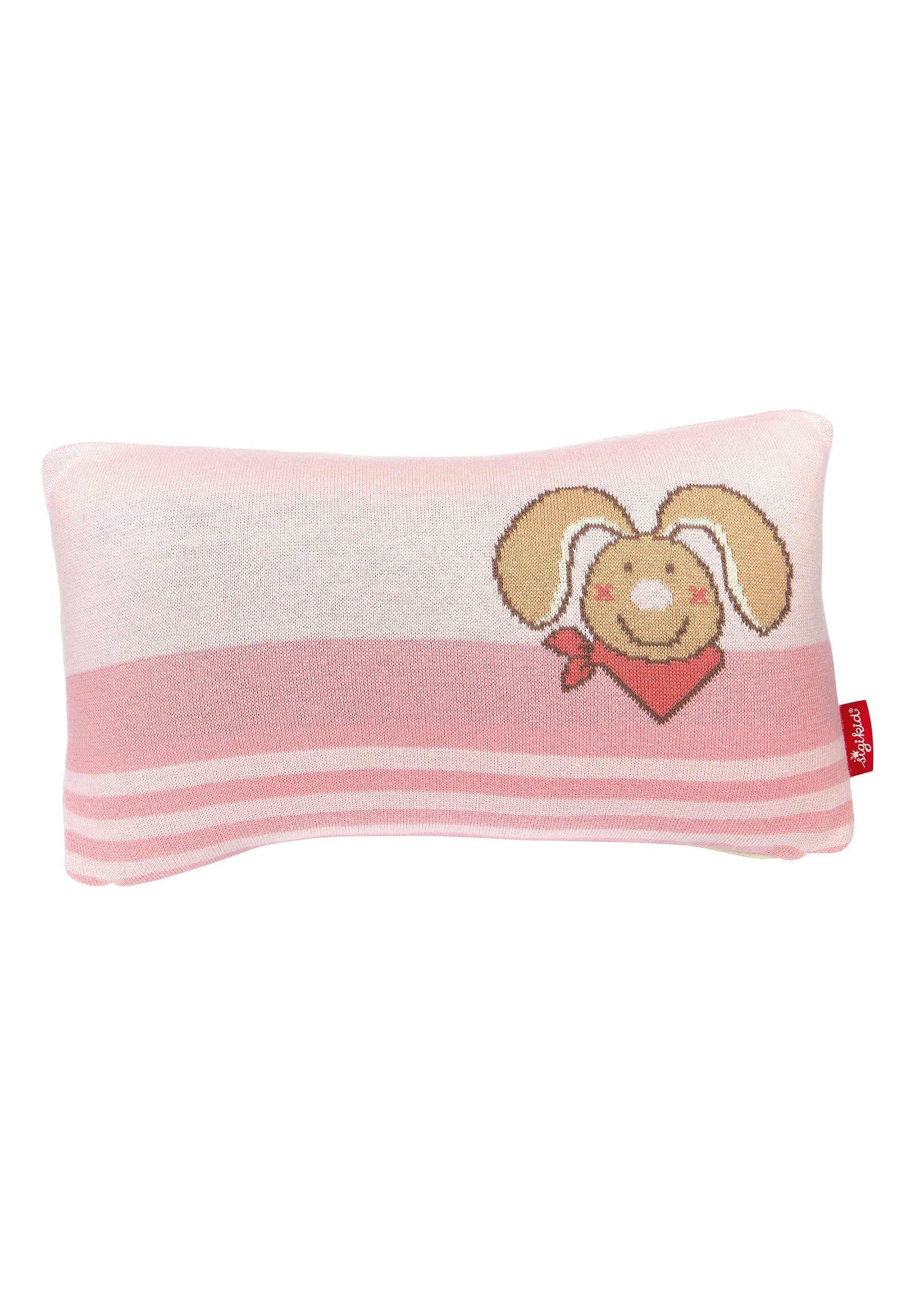 Babykissen Kinderkissen Strickkissen mit Tiermotiv