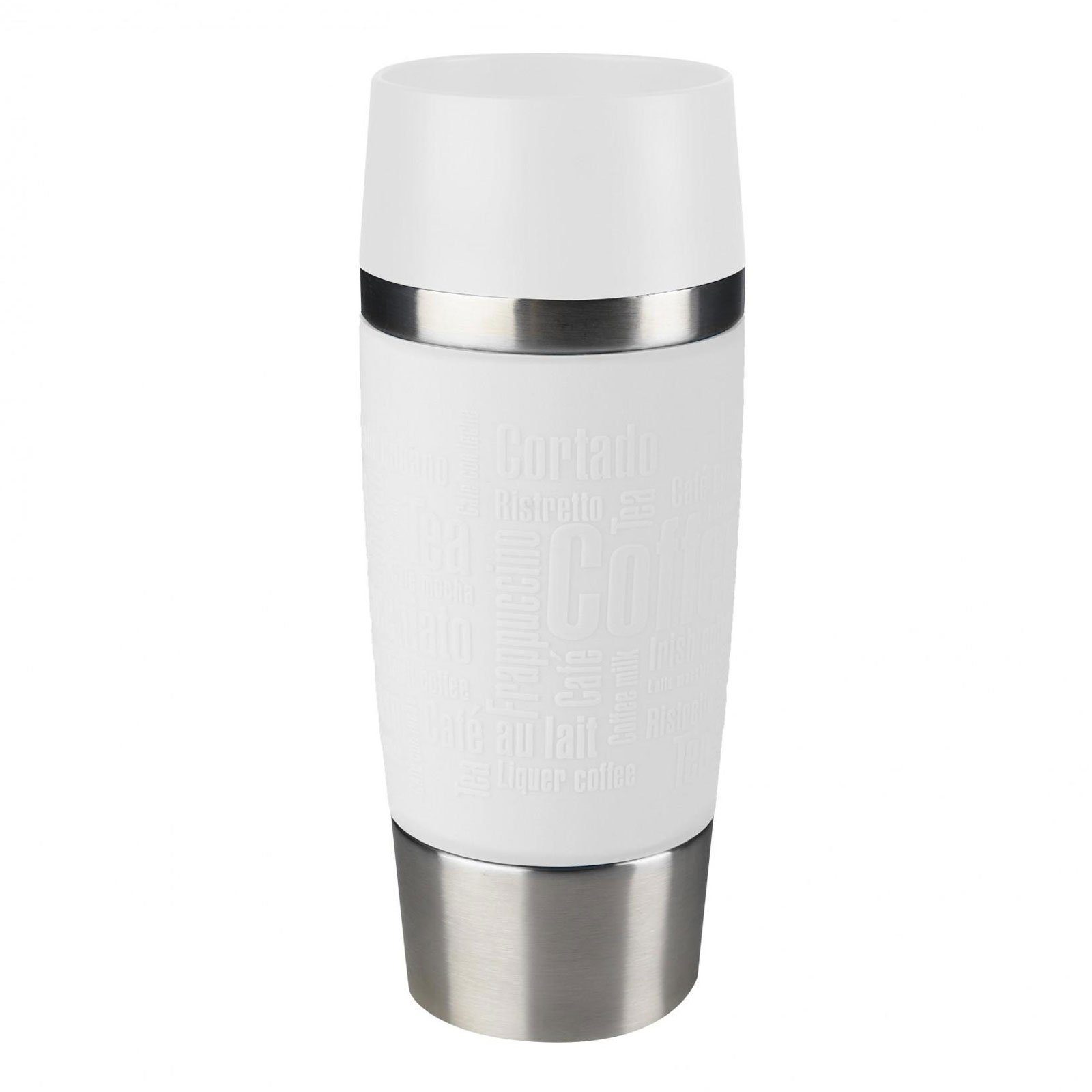 Emsa Thermobecher Travel Mug, Edelstahl, Edelstahl, 360°Trinköffnung