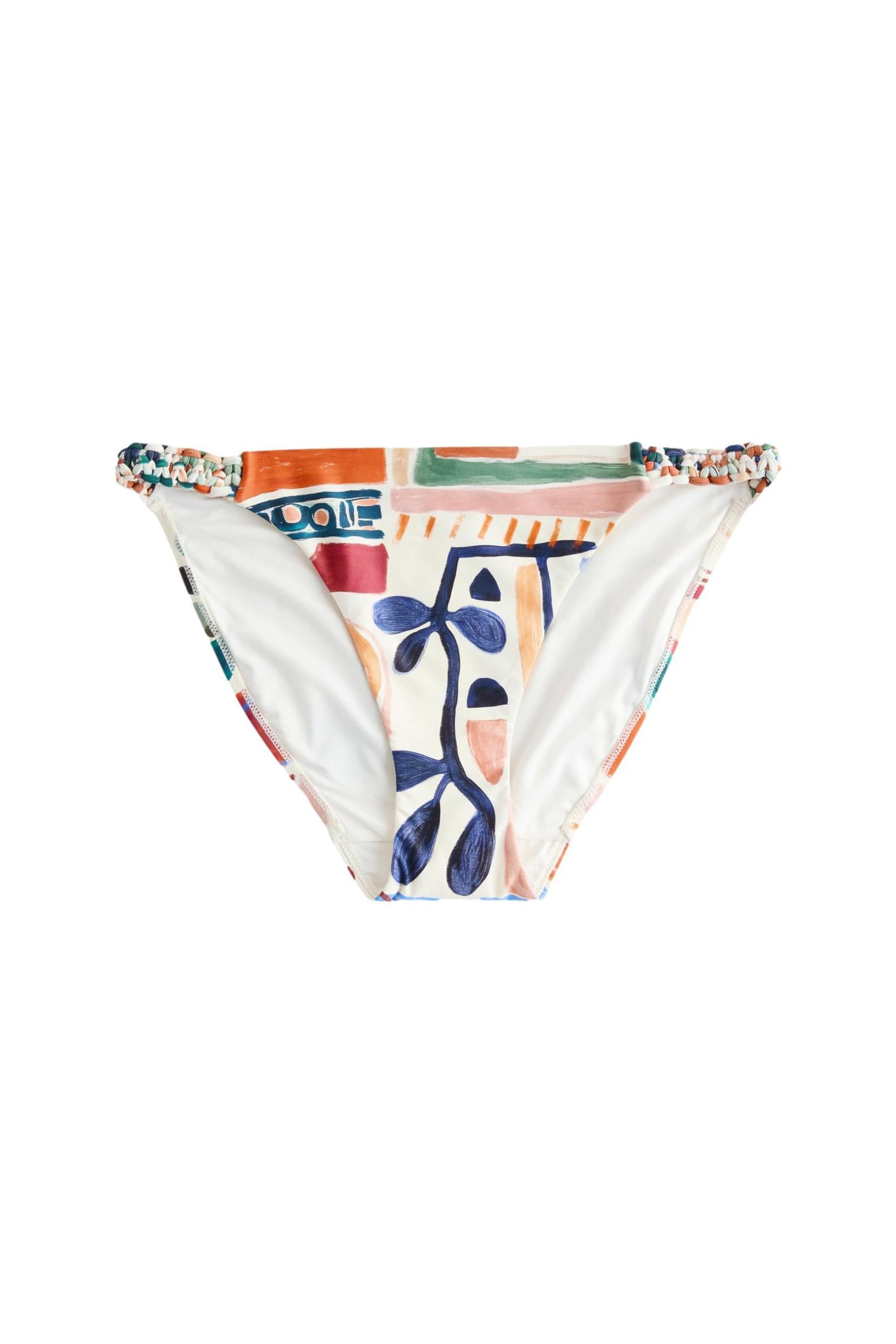 Bikini-Hose Makramee-Bikinihose mit hohem Beinausschnitt