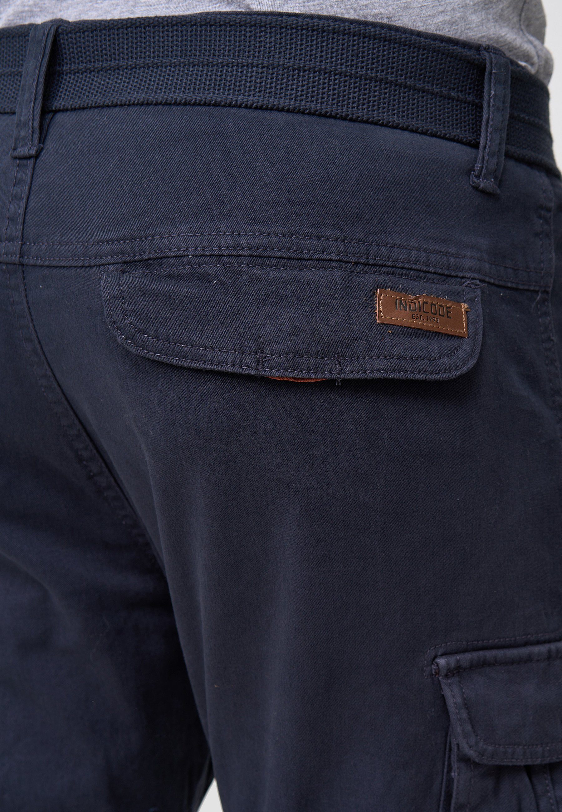 Indicode Navy Cargohose Mathen