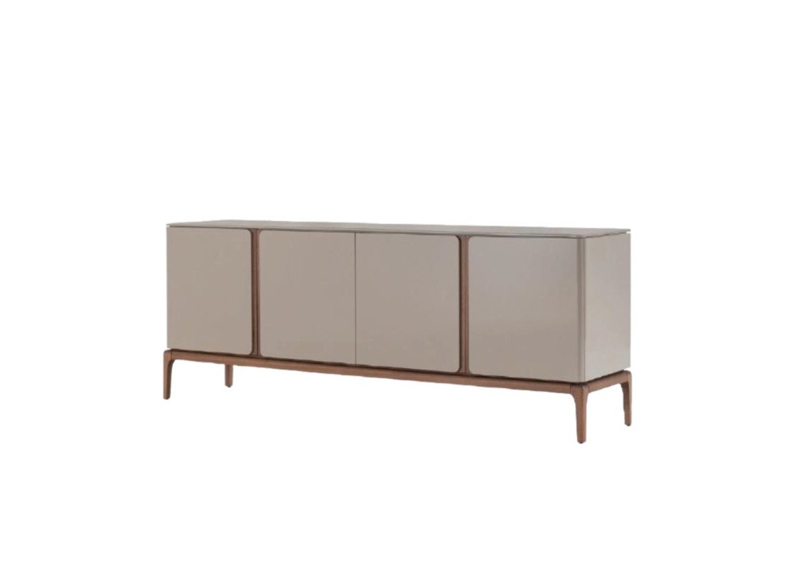 Xlmoebel Sideboard Beige Anrichte aus Holz im modernen Stil für das Wohnzimmer (Anrichte, Anrichte), Hergestellt in Europa