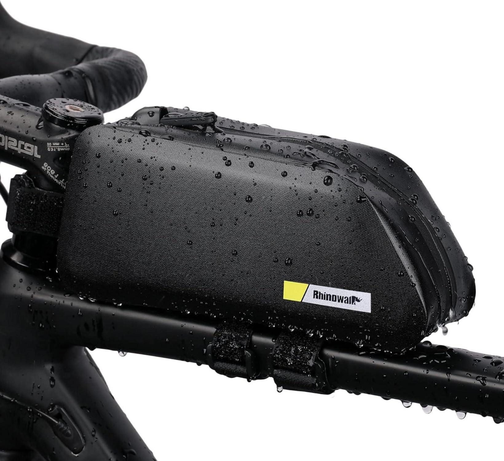 Fahrrad-Gepäckträger Fahrradtasche Rahmentasche 1.5L Wasserdicht Fronttasche Schwarz