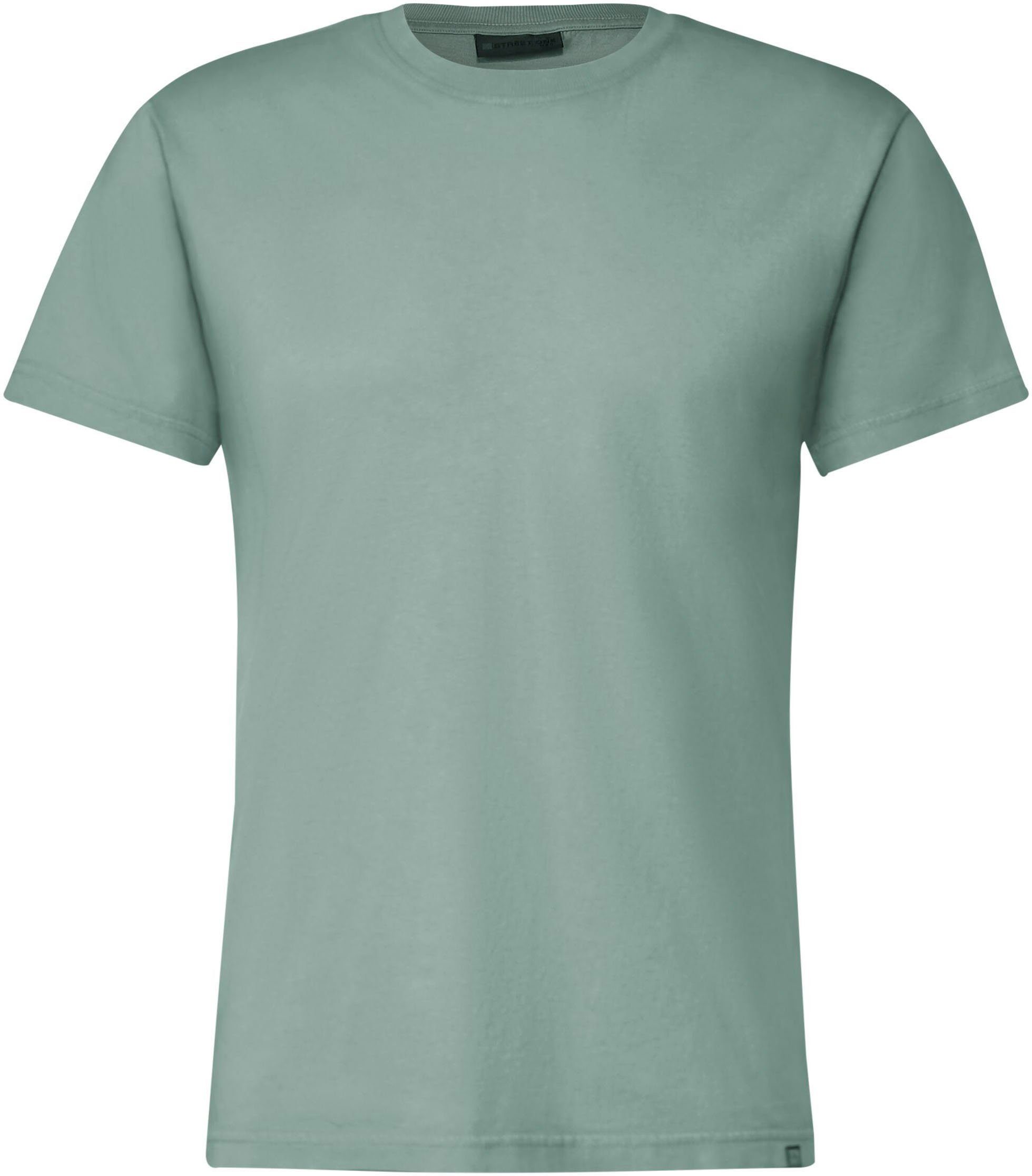 STREET T-Shirt Länge MEN ONE dust hüftbedeckender mit green