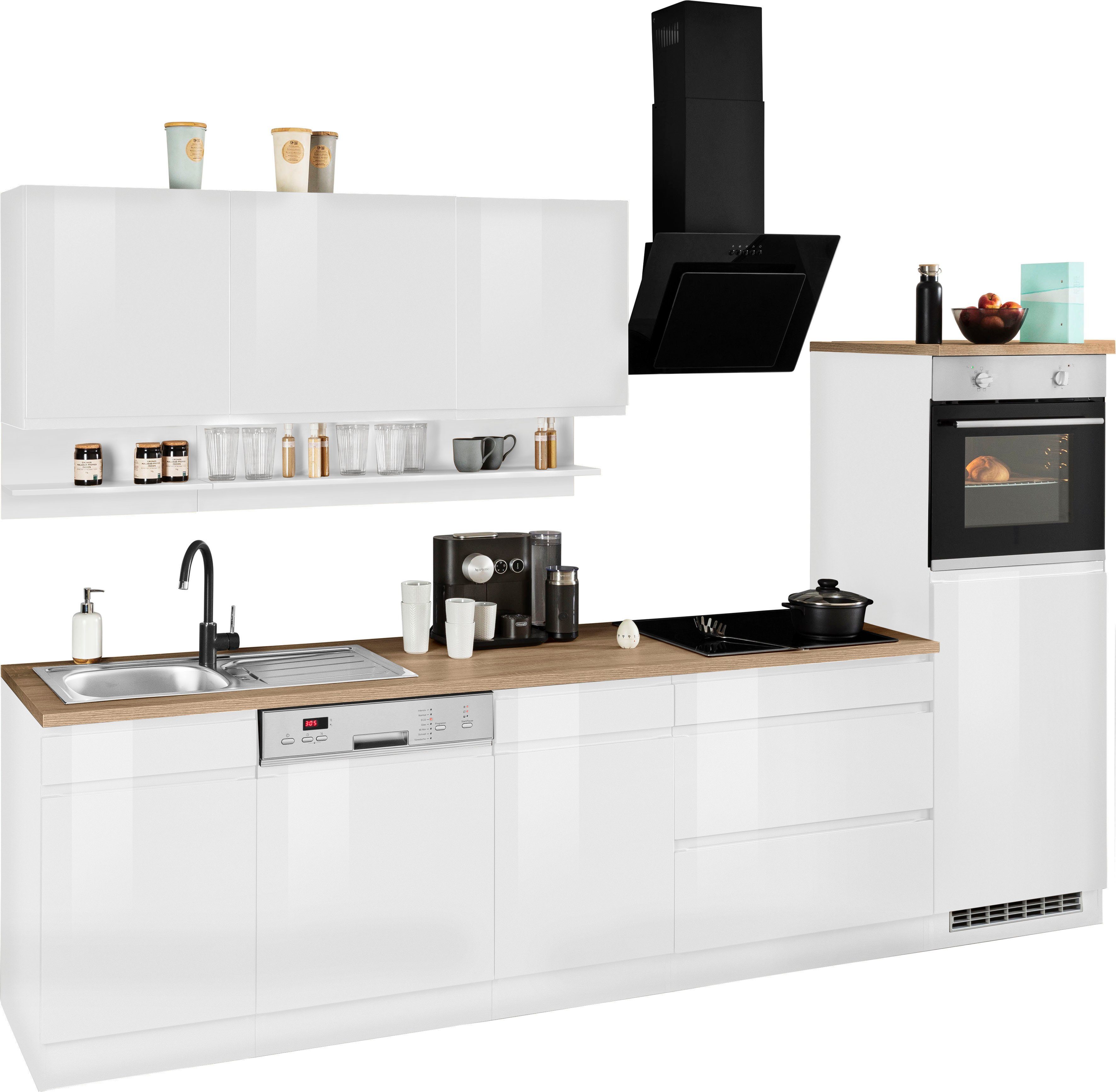KOCHSTATION Küchenzeile KS-Virginia, Breite 300 cm, günstig online kaufen