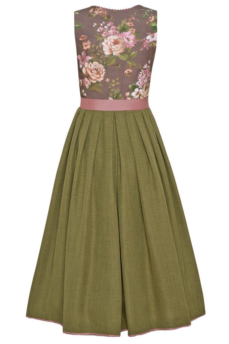 Berwin & Wolff Dirndl Dirndl lang 2tlg. - PAULINA - taupe