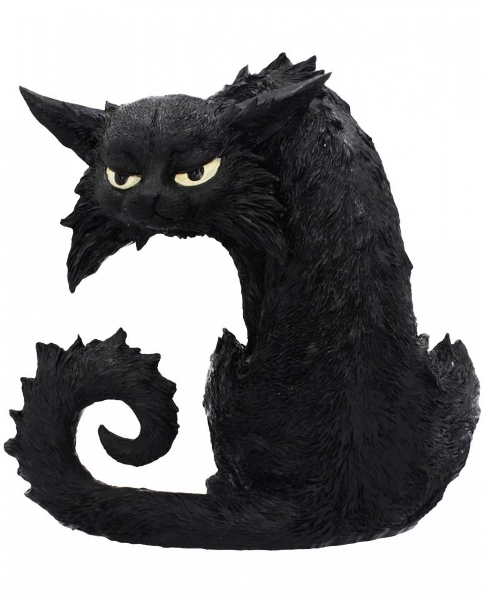 Dekofigur Große Spite Hexenkatze als Gothic & Halloween Deko