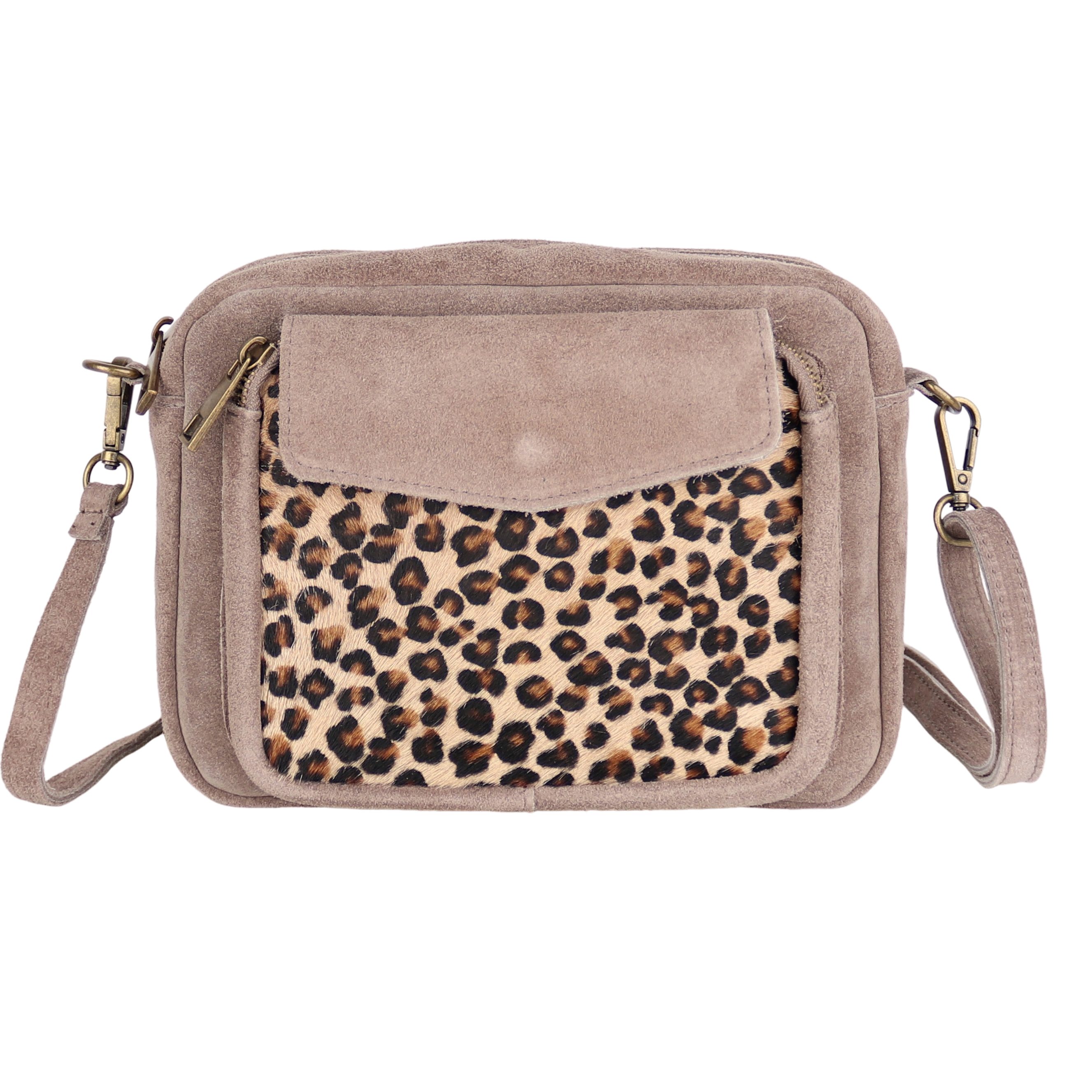 MIRROSI Schultertasche aus Echtleder Kuhfell, hergestellt günstig online kaufen